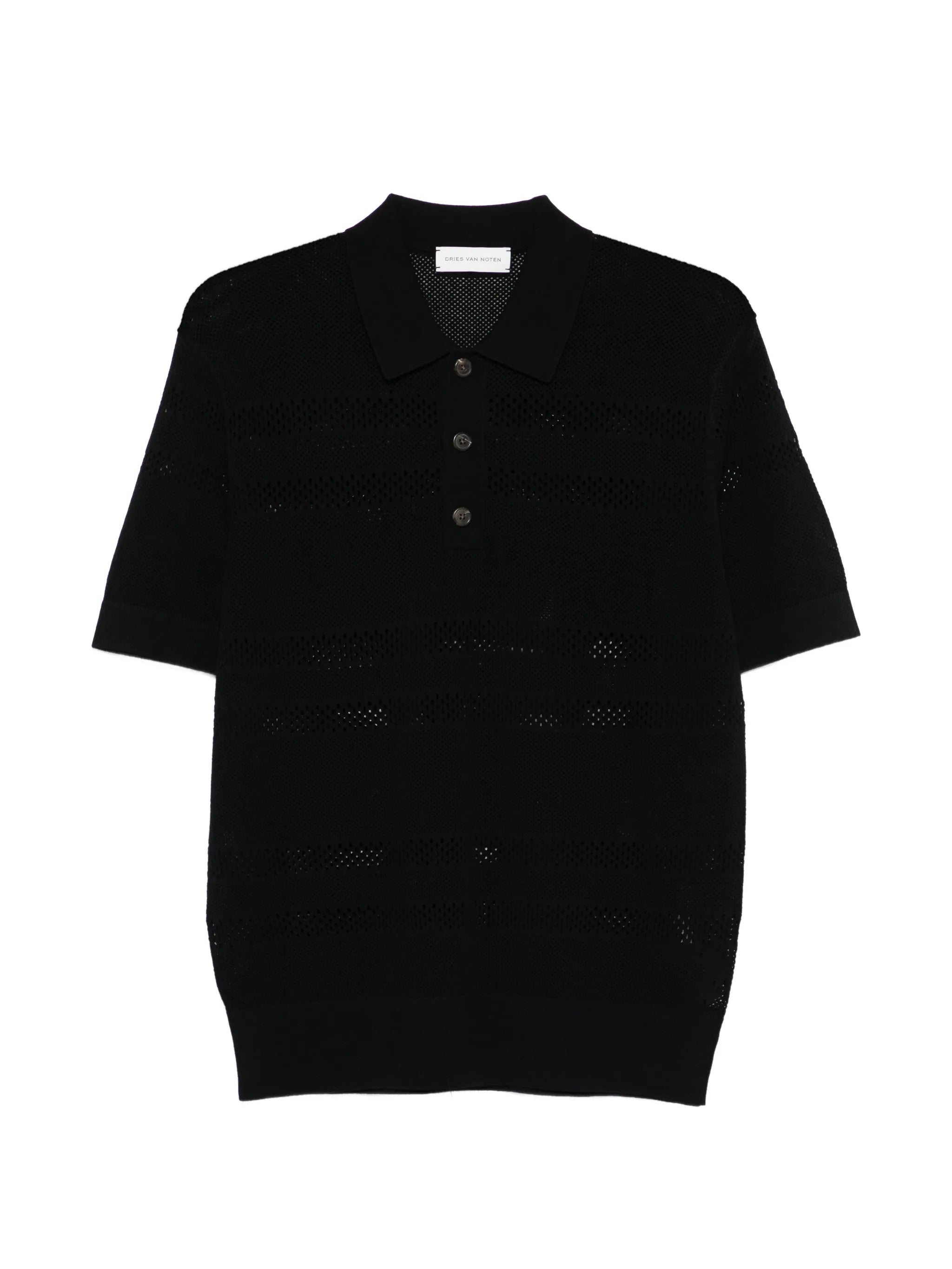 mesh polo shirt