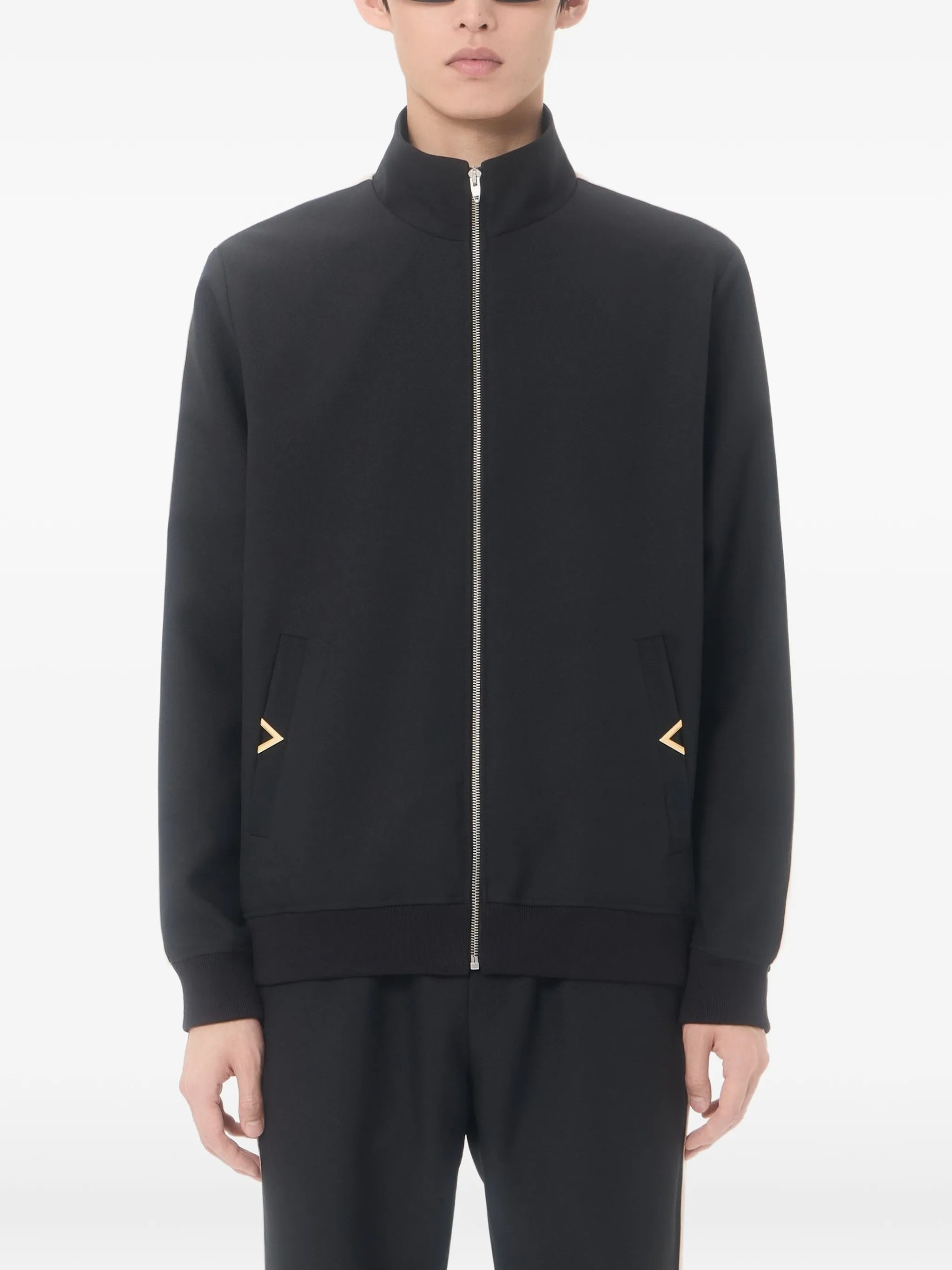 VLogo side-stripe sweatshirt