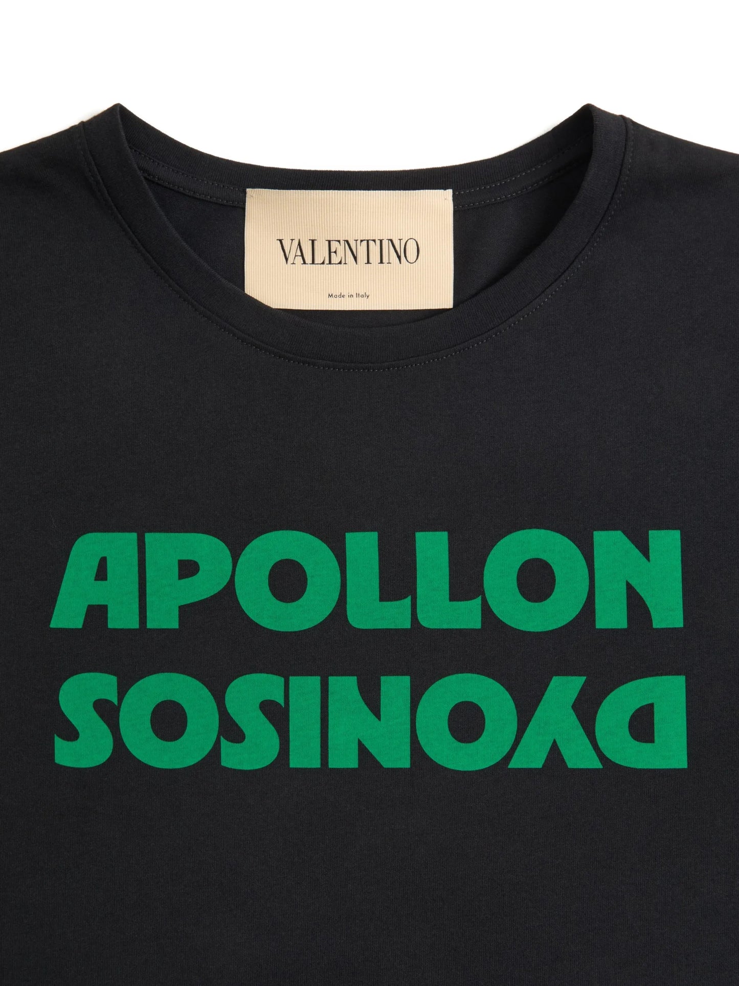 cotton T-Shirt with Apollon/Dyonisos print