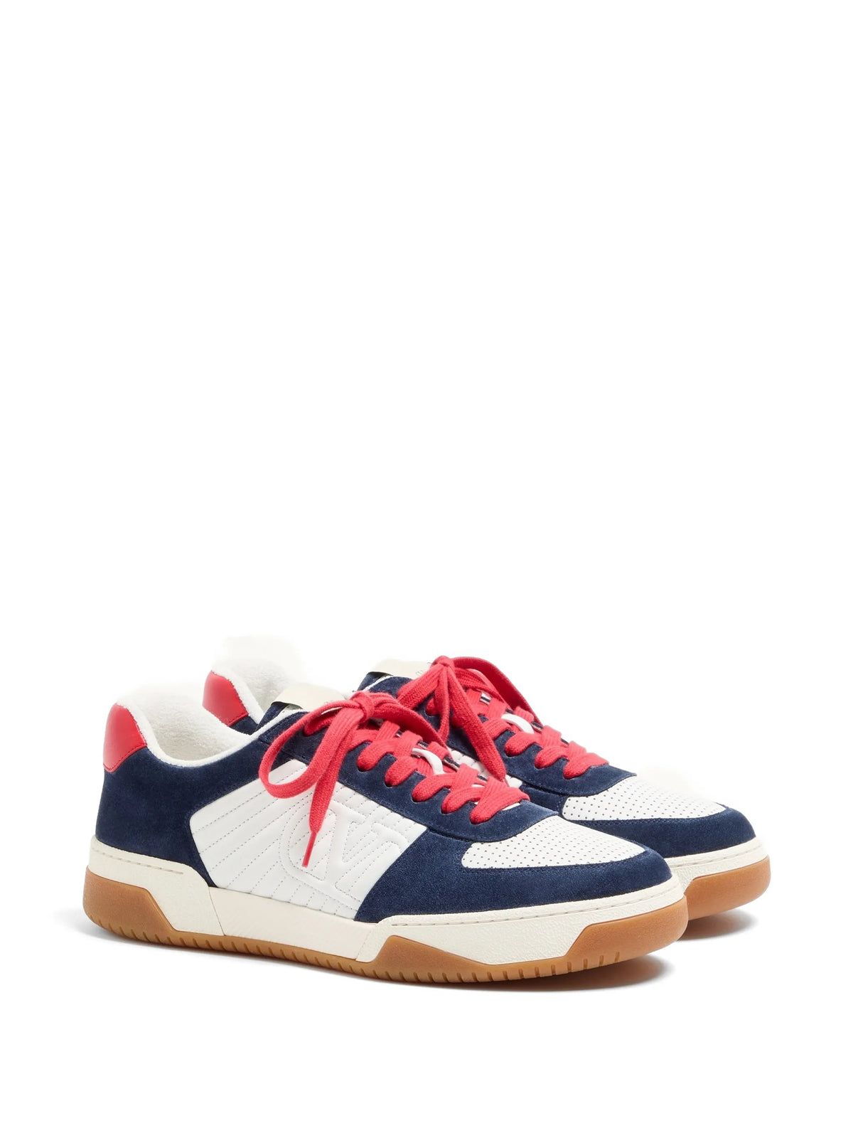 Sparry sneakers in split leather and nappa