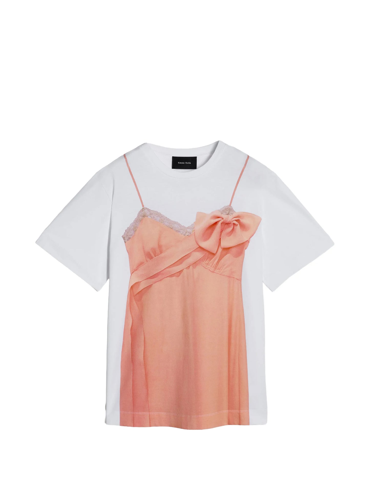 trompe l'oeil-print crew-neck T-shirt