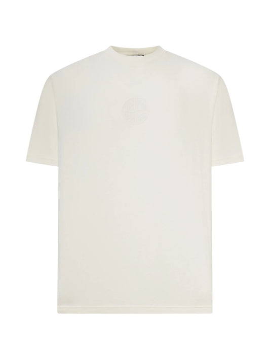 logo-embroidered T-shirt