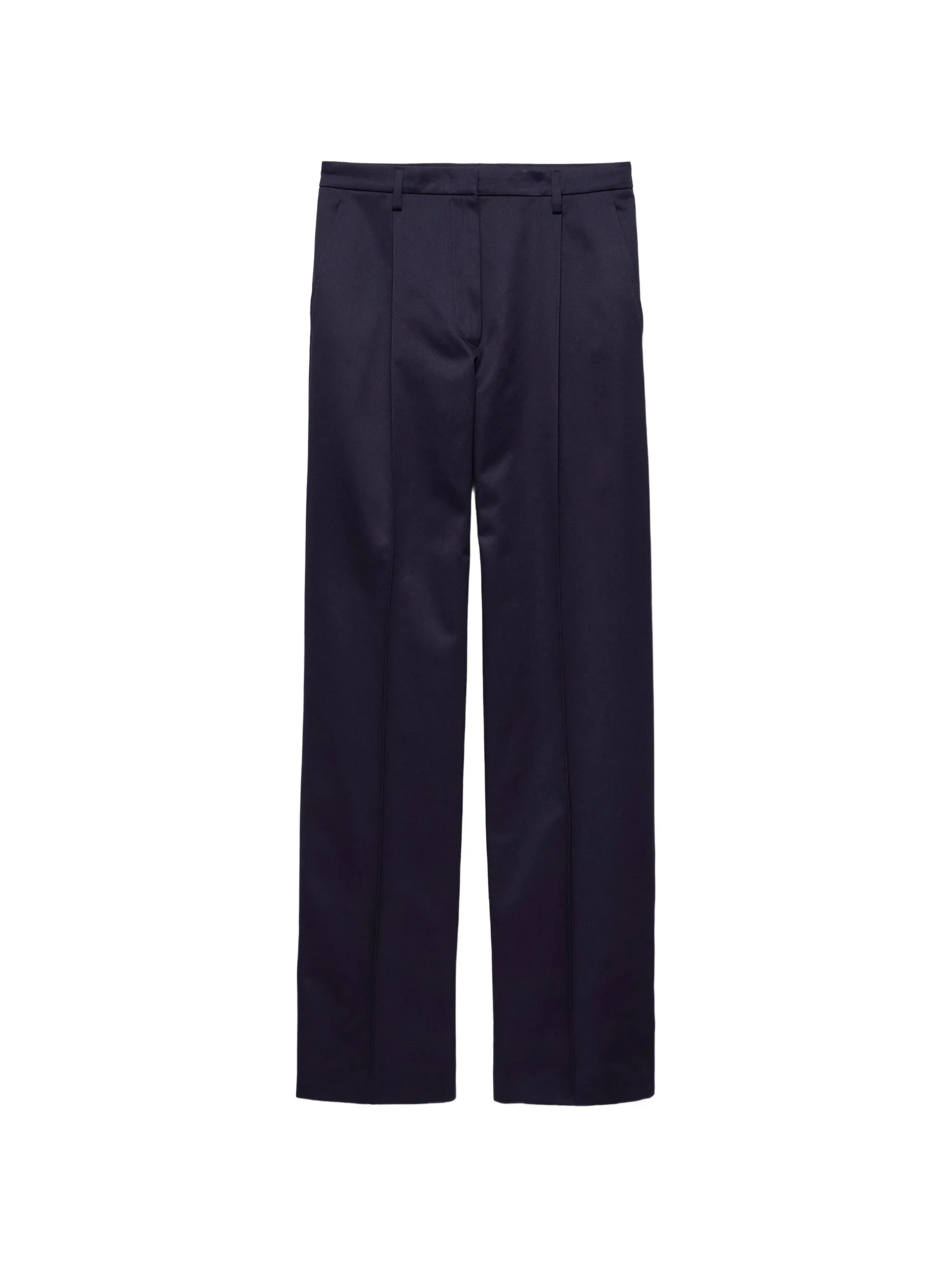 pleated cotton trousers
