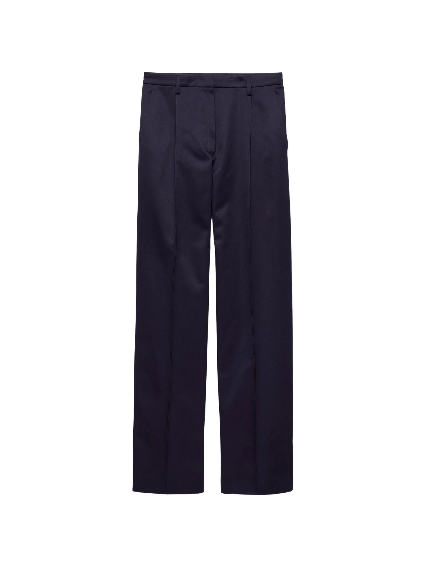 pleated cotton trousers