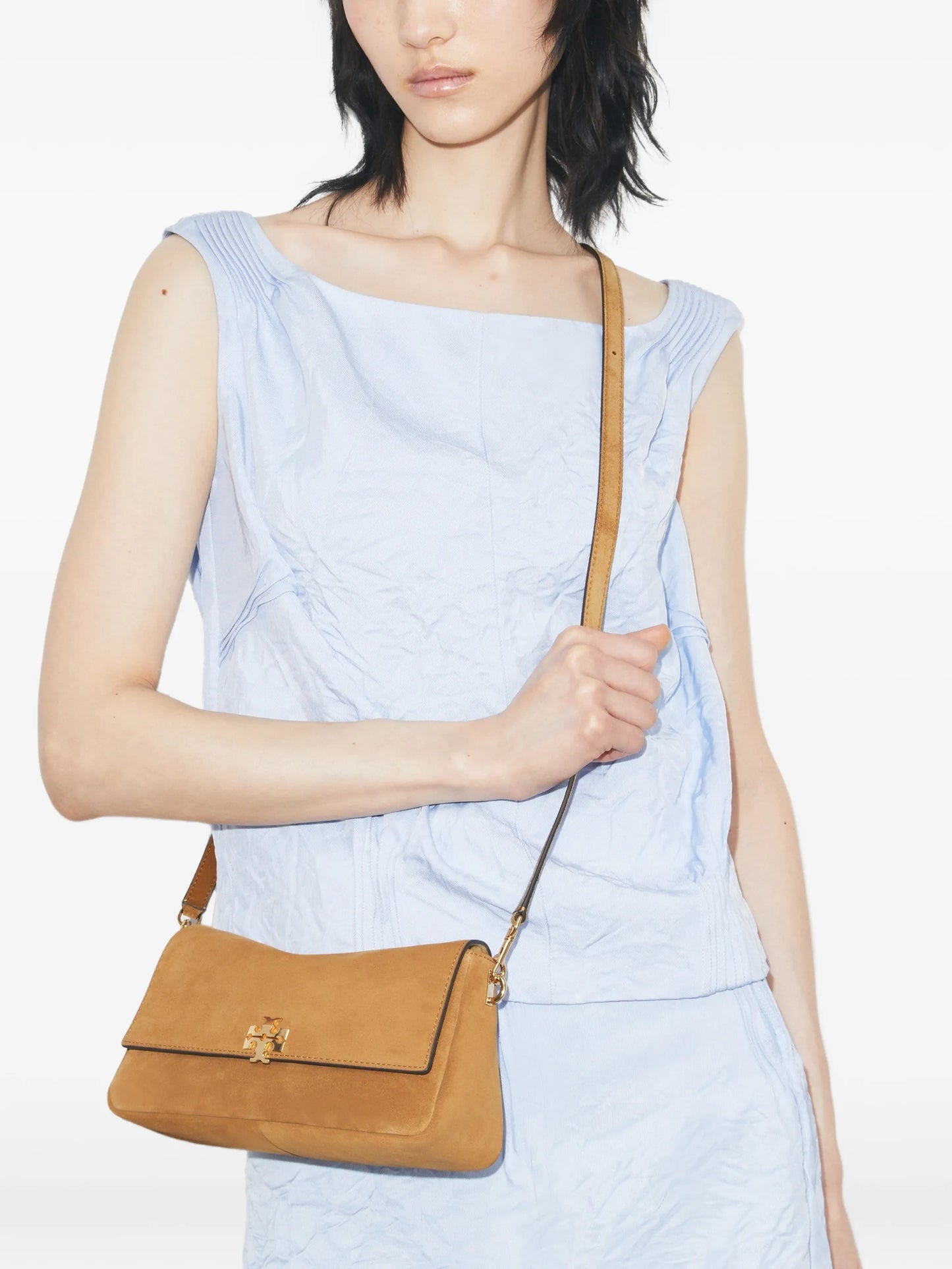 small Charlie suede shoulder bag