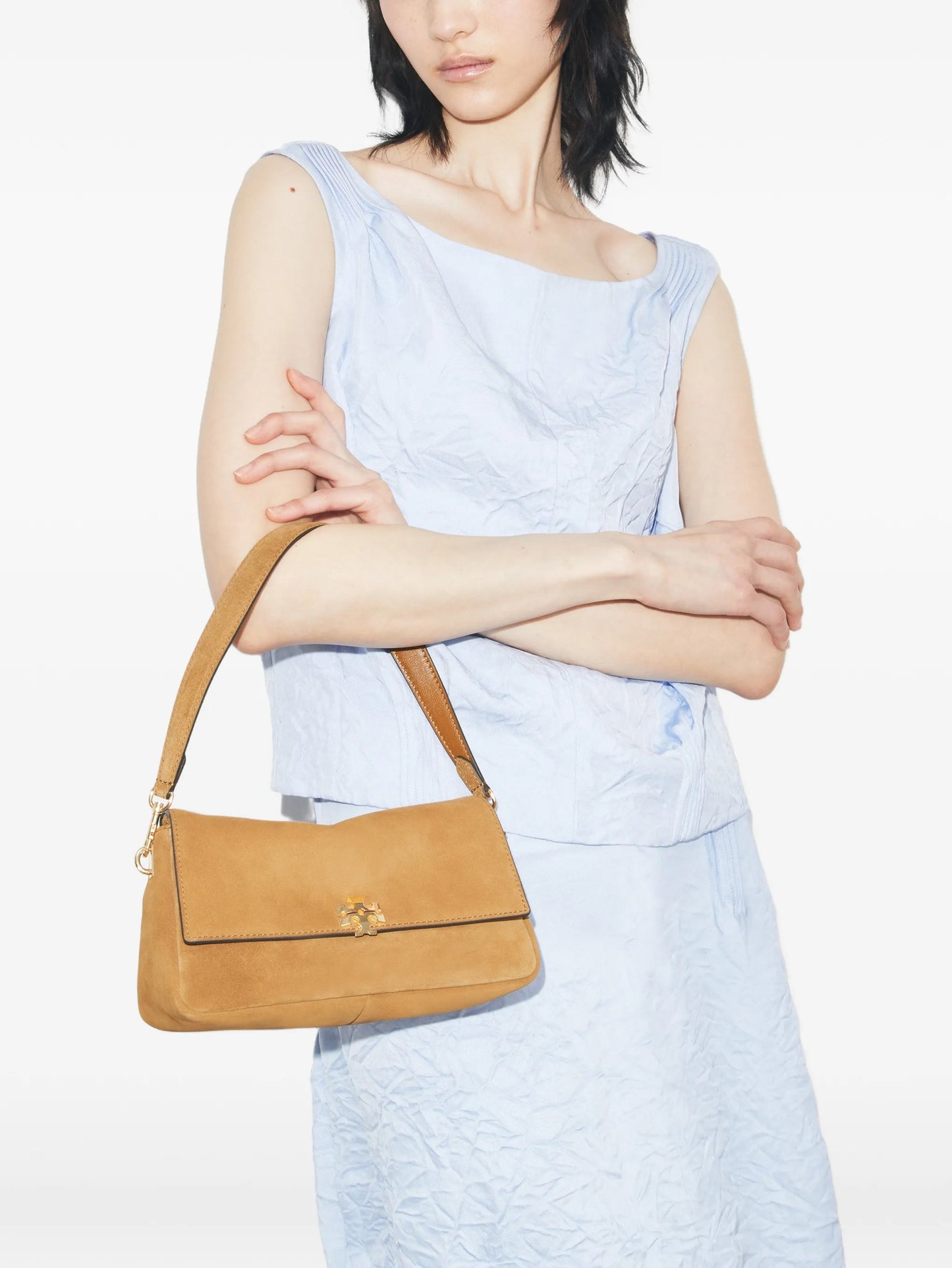 small Charlie suede shoulder bag