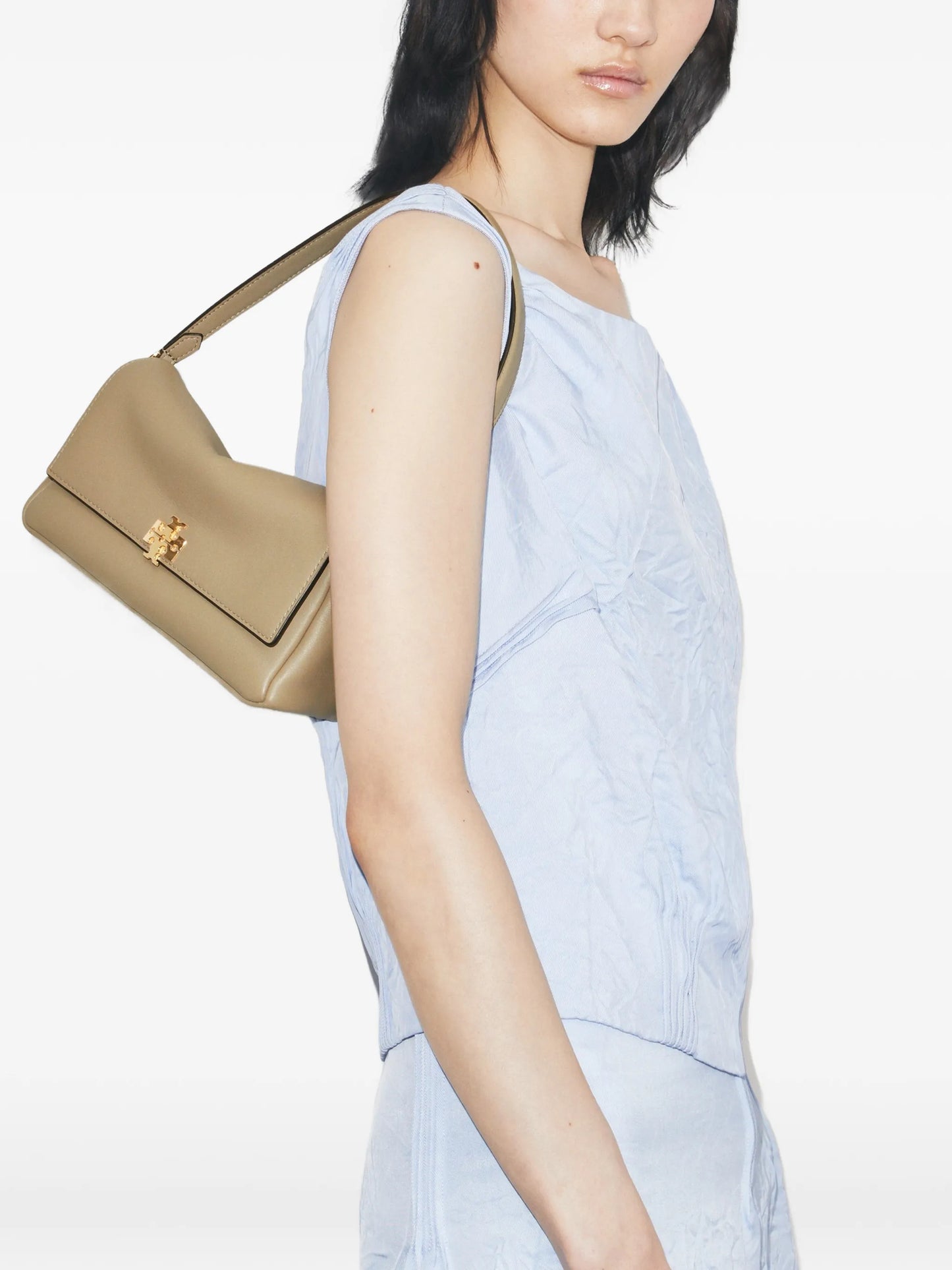 small Charlie logo-plaque shoulder bag