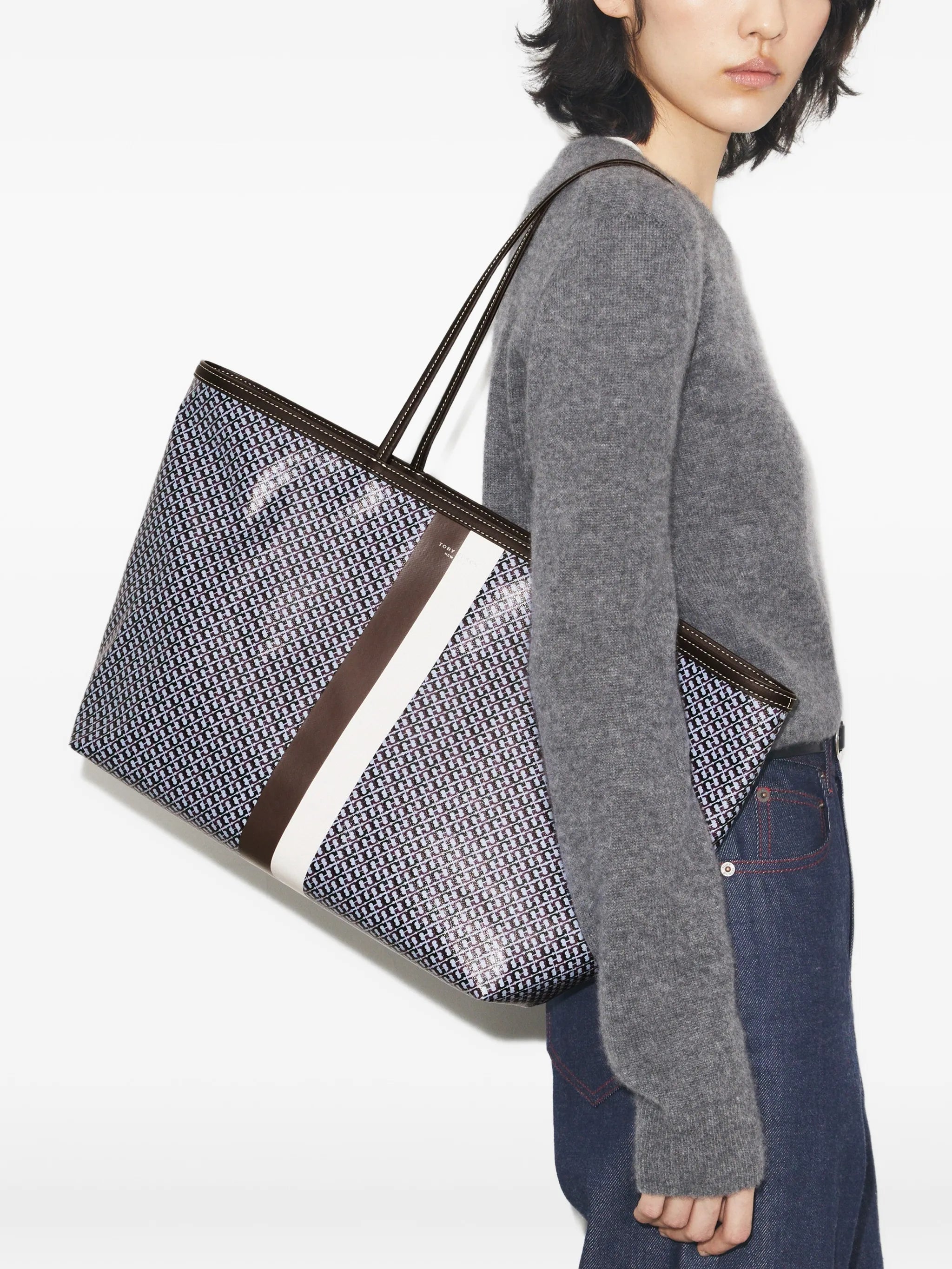 Racer printed tote bag