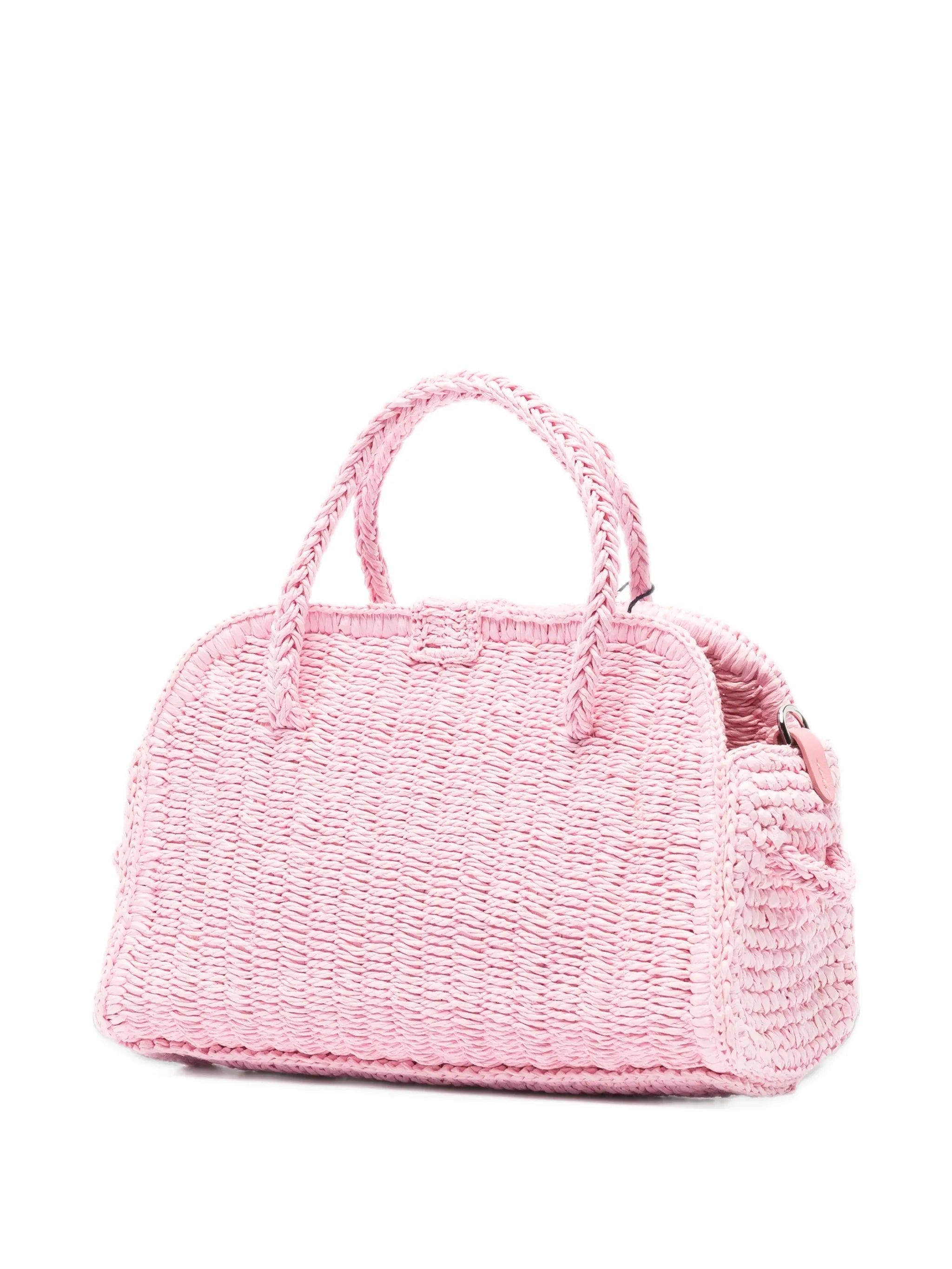 The small raffia Turismo bag