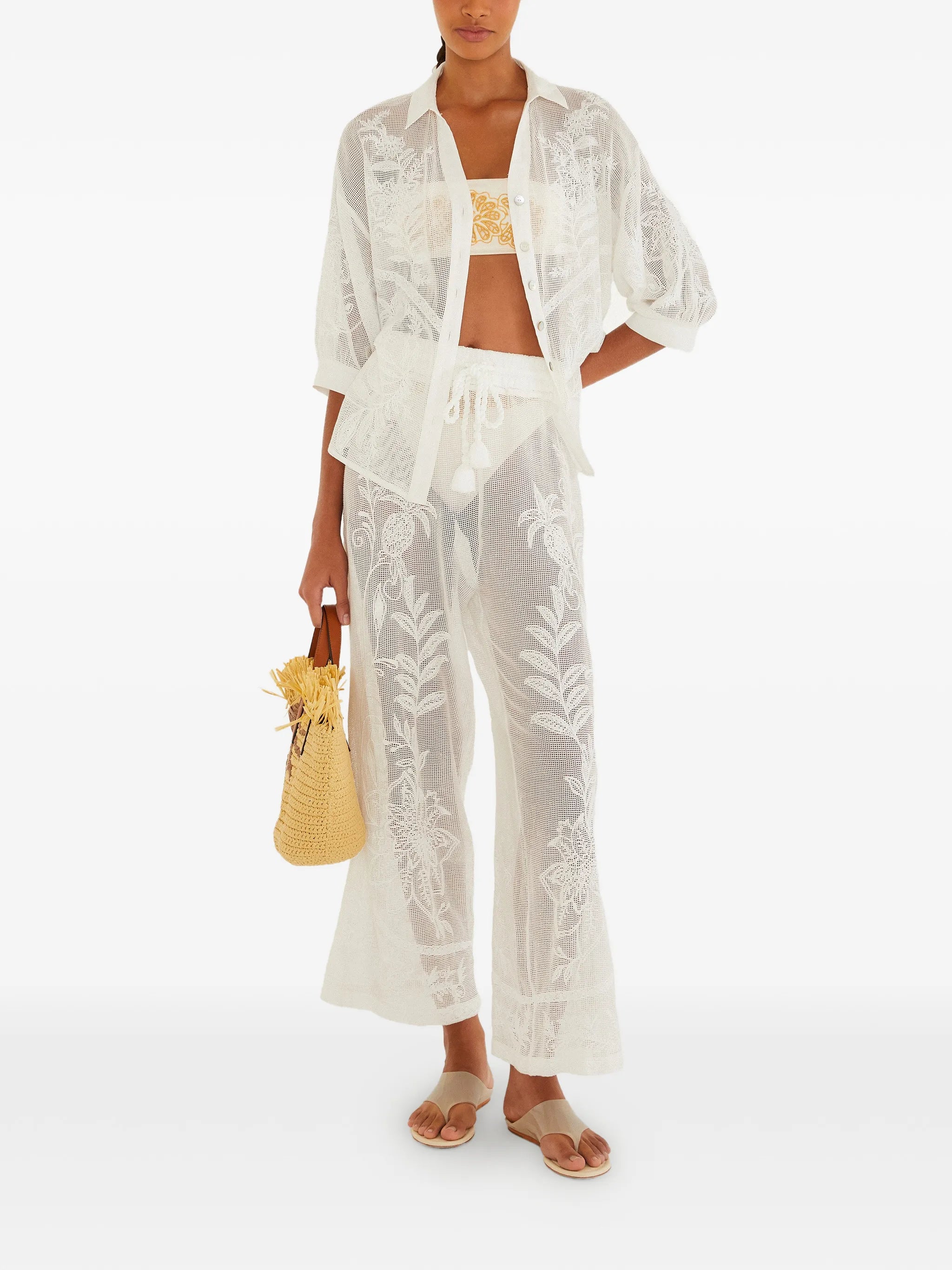 floral buttoned shirt