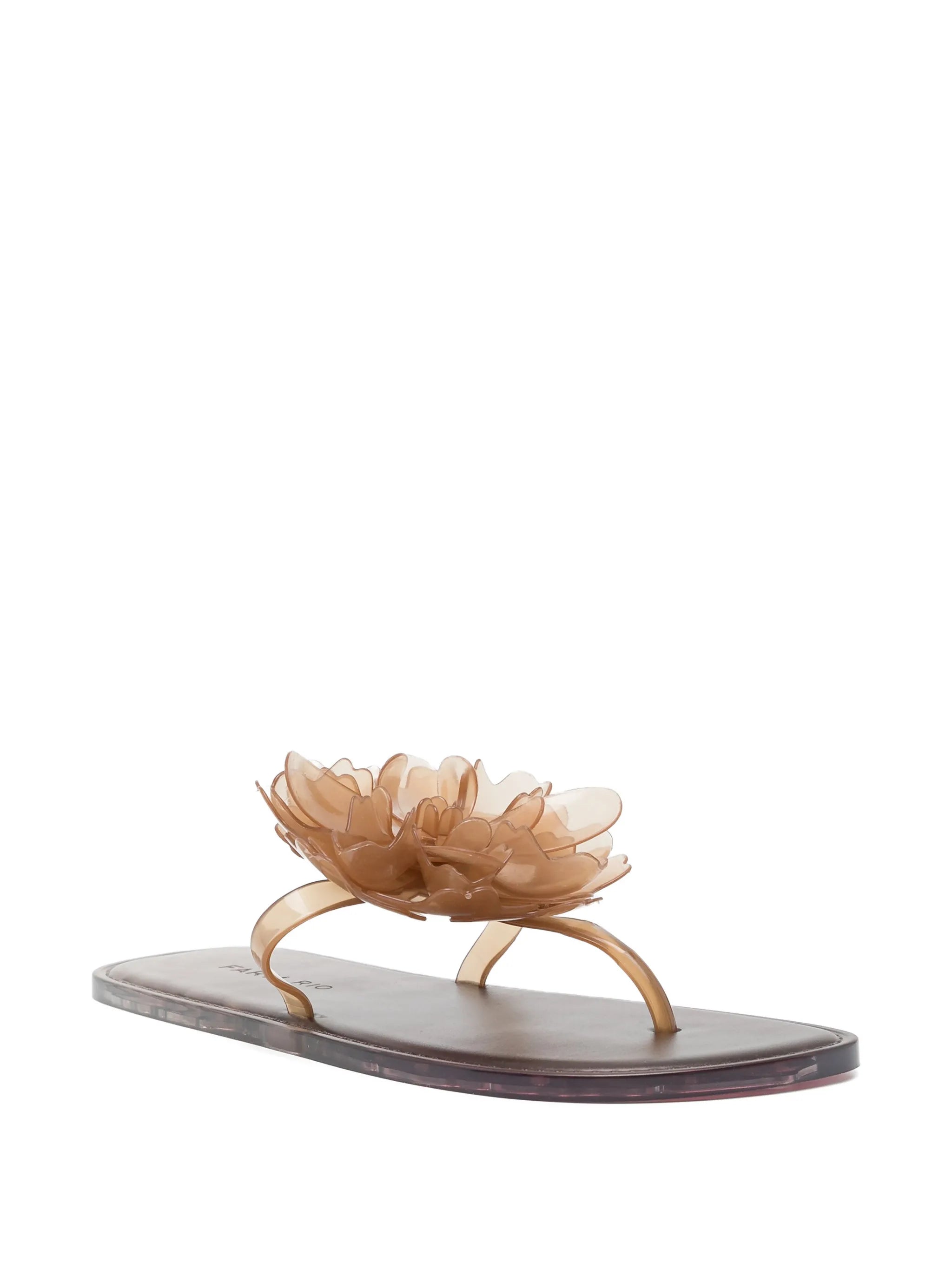 Jelly Flower flat sandals