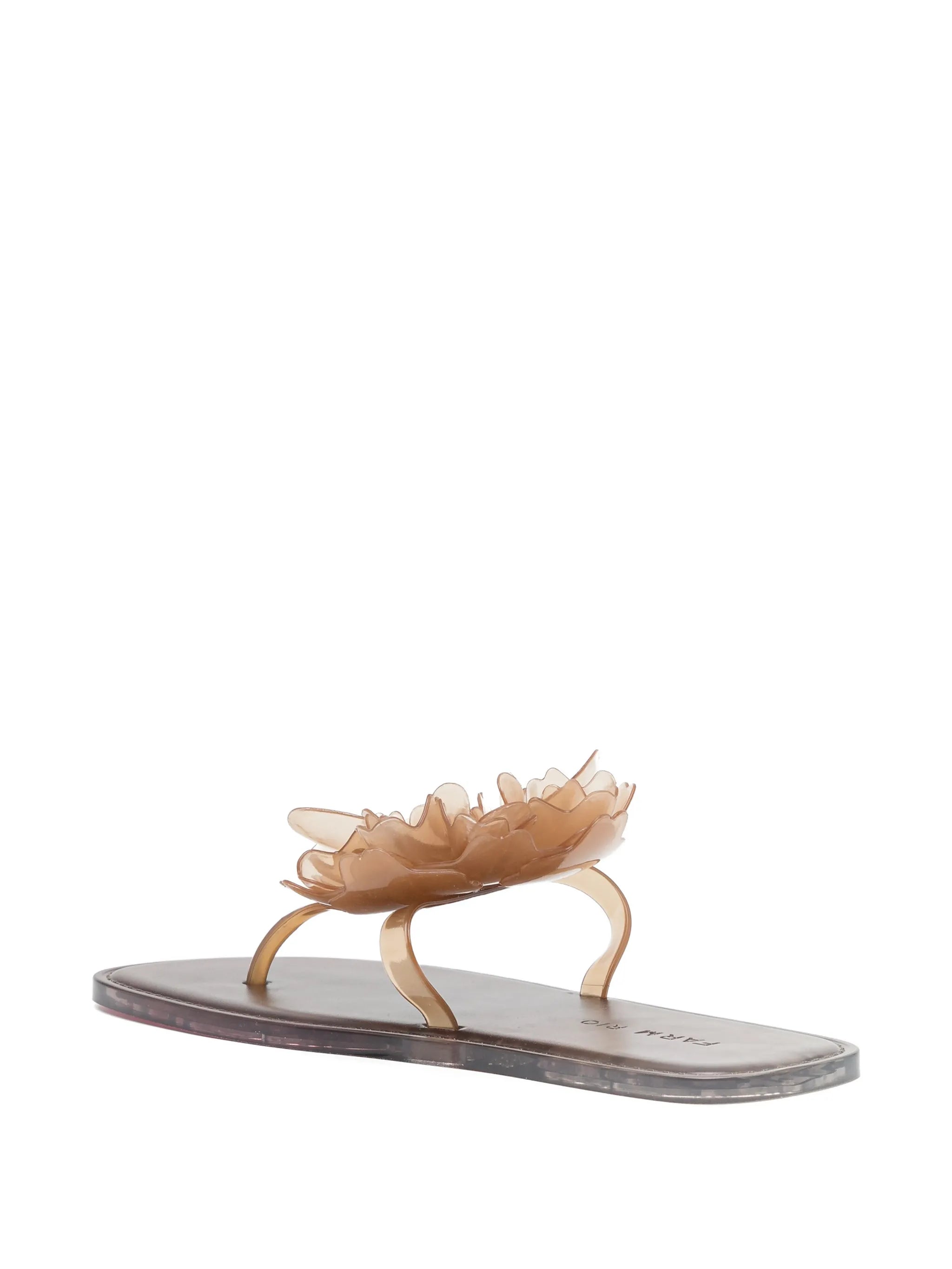 Jelly Flower flat sandals