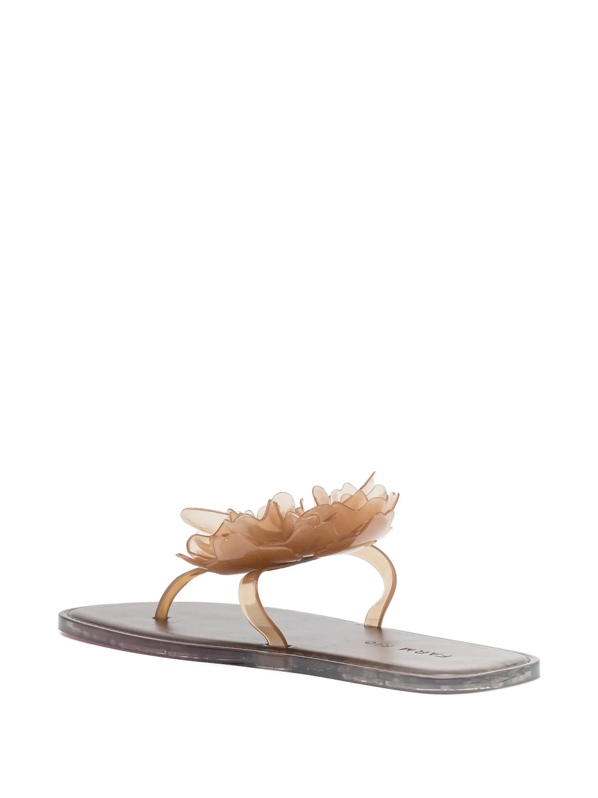 Jelly Flower flat sandals