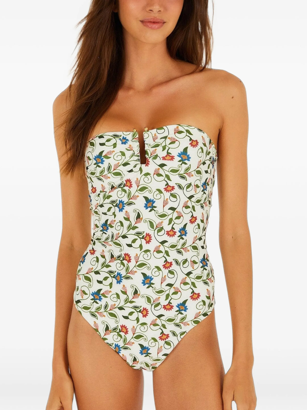 Stitched Garden one-piece swimsuit