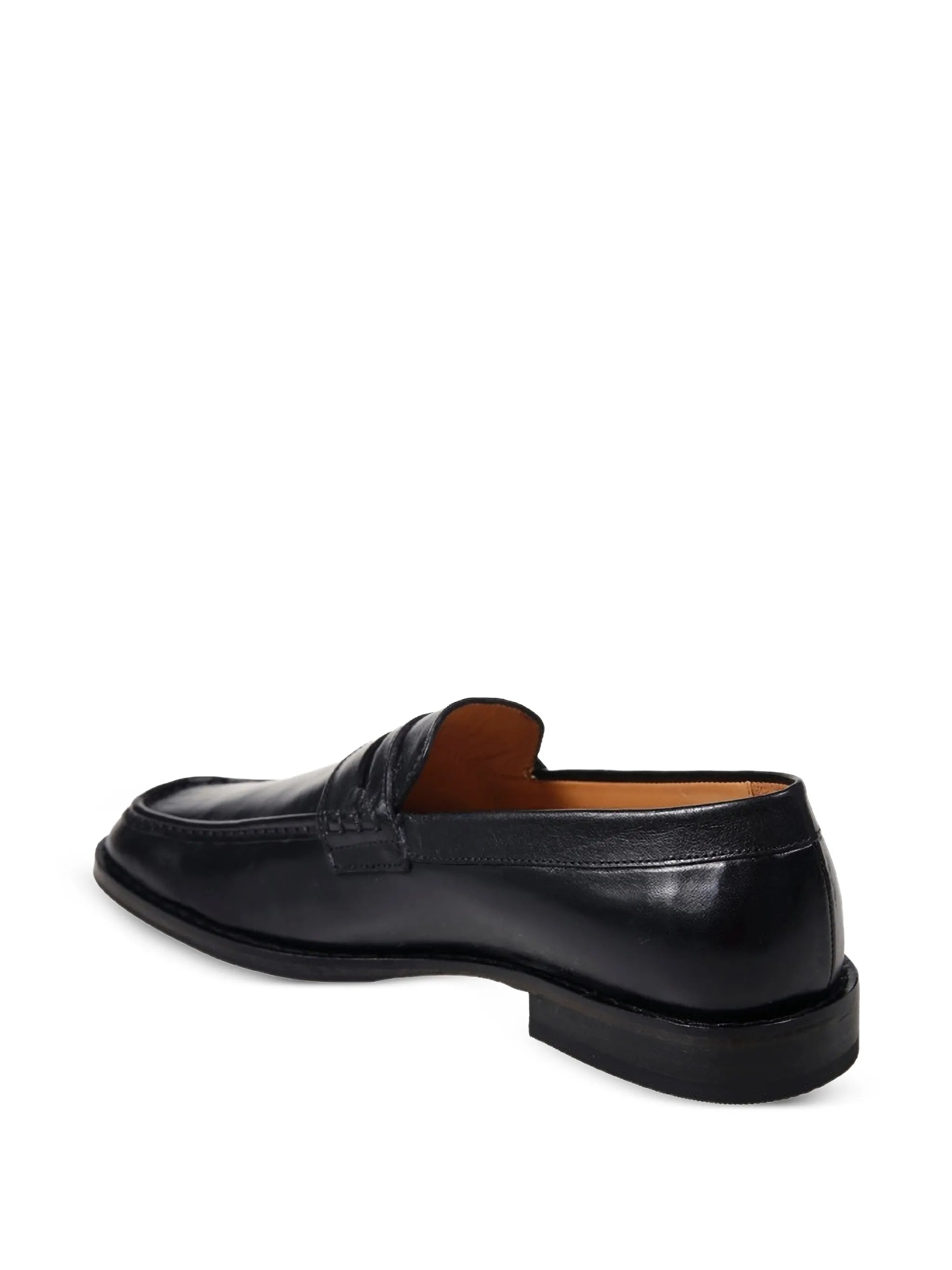 Light calf leather loafers