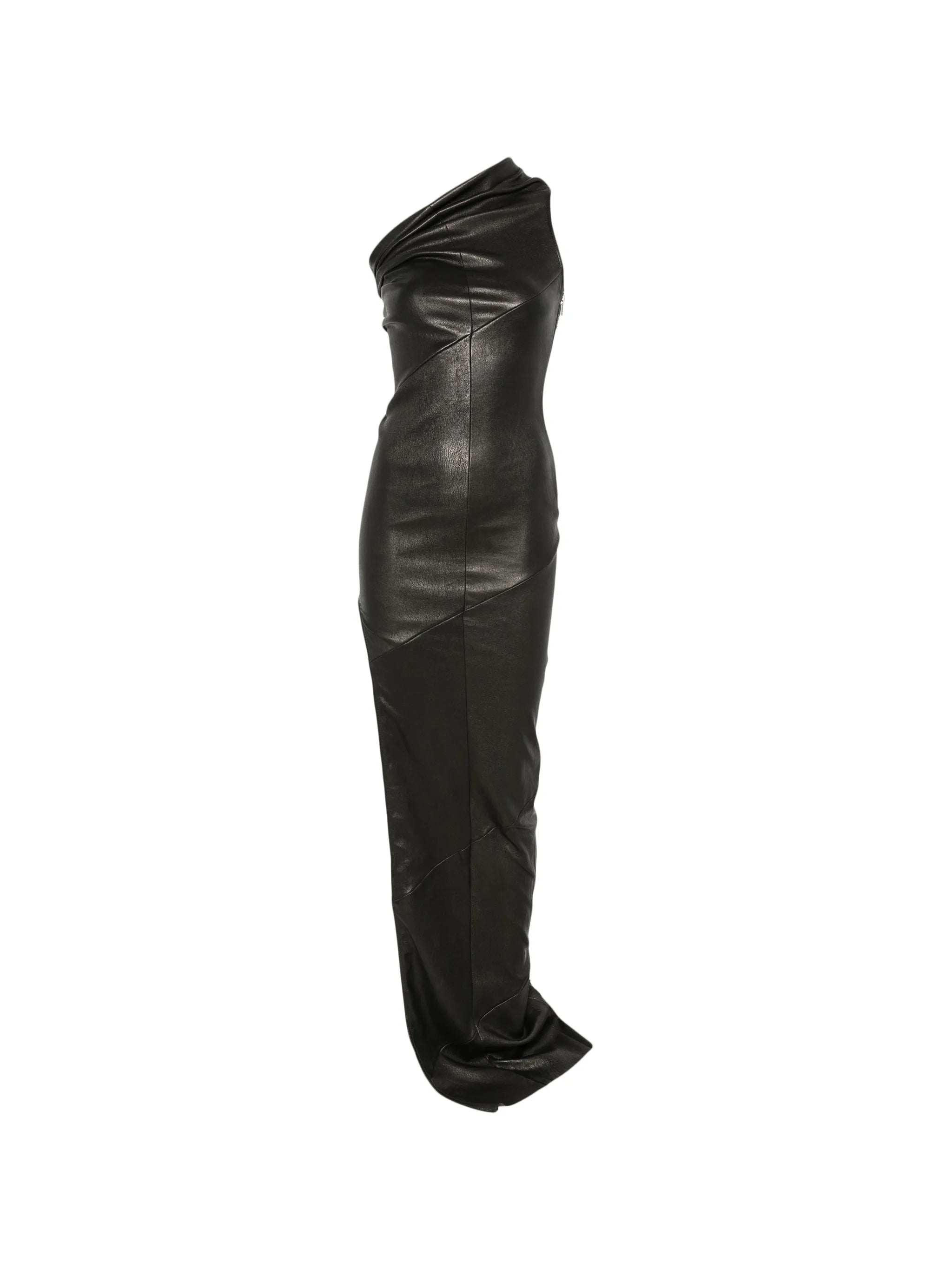 Tower Athena gown in veg stretch leather