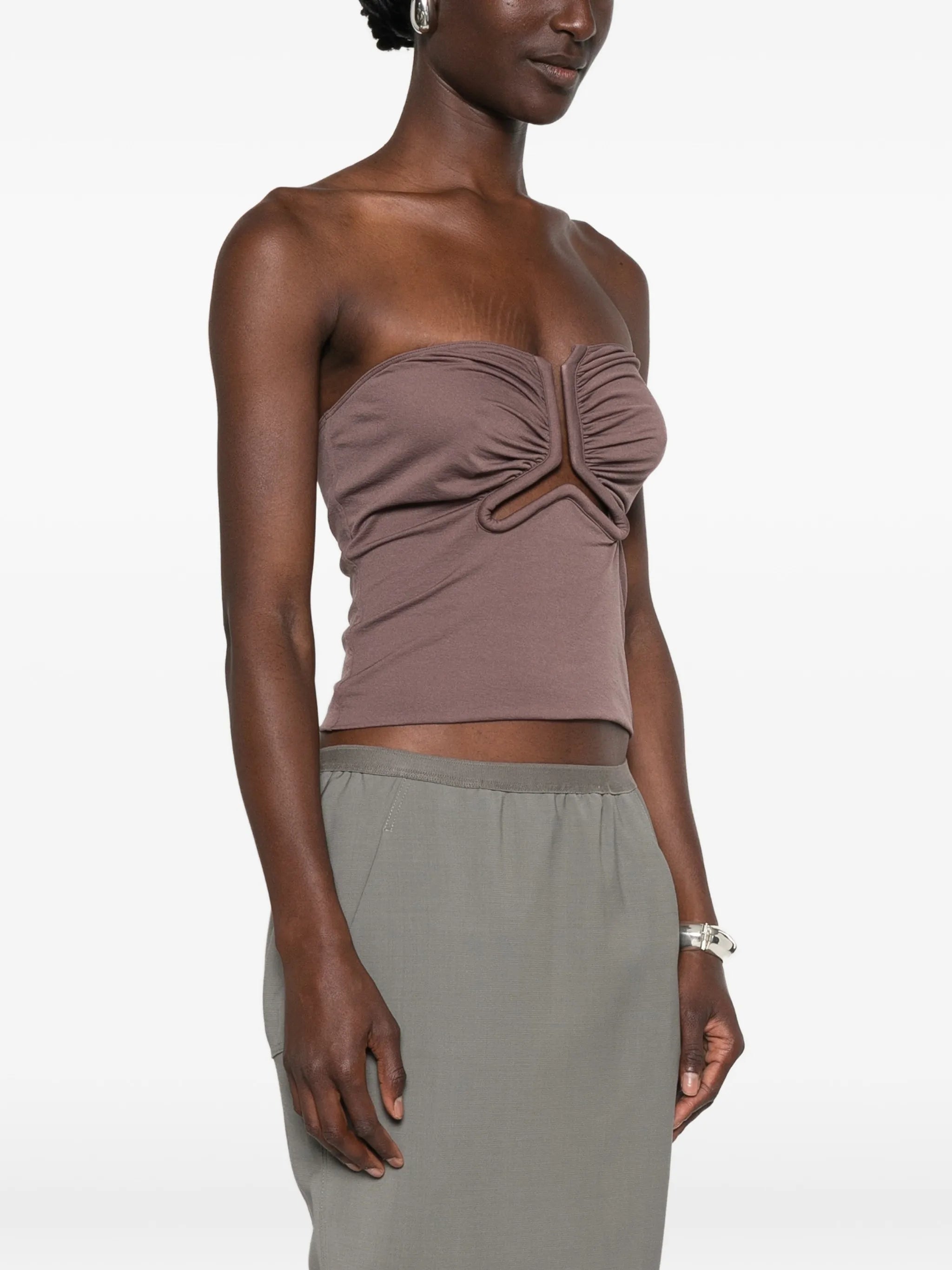 Alannah cut-out bustier top