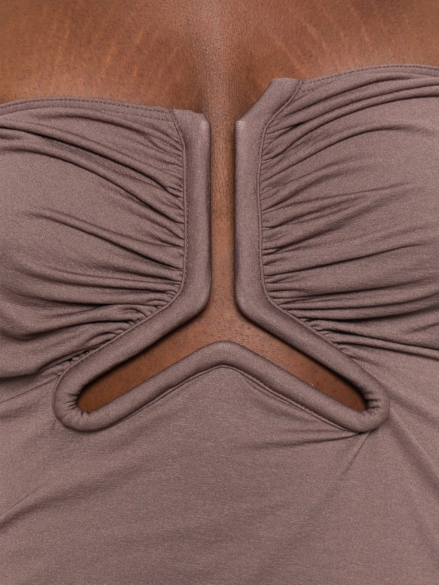 Alannah cut-out bustier top