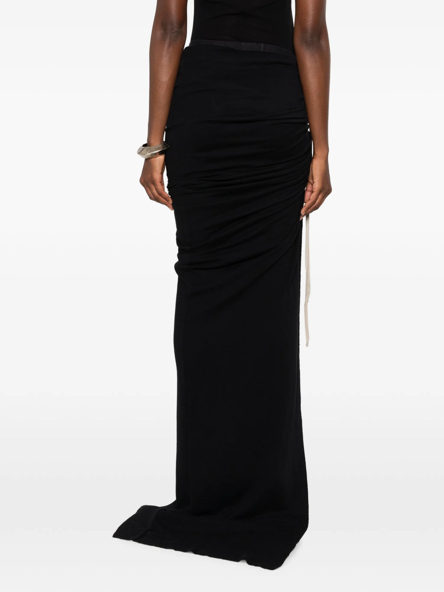 Edfu ruched maxi skirt