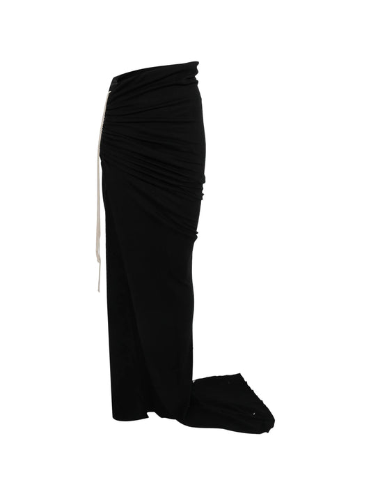 Edfu ruched maxi skirt