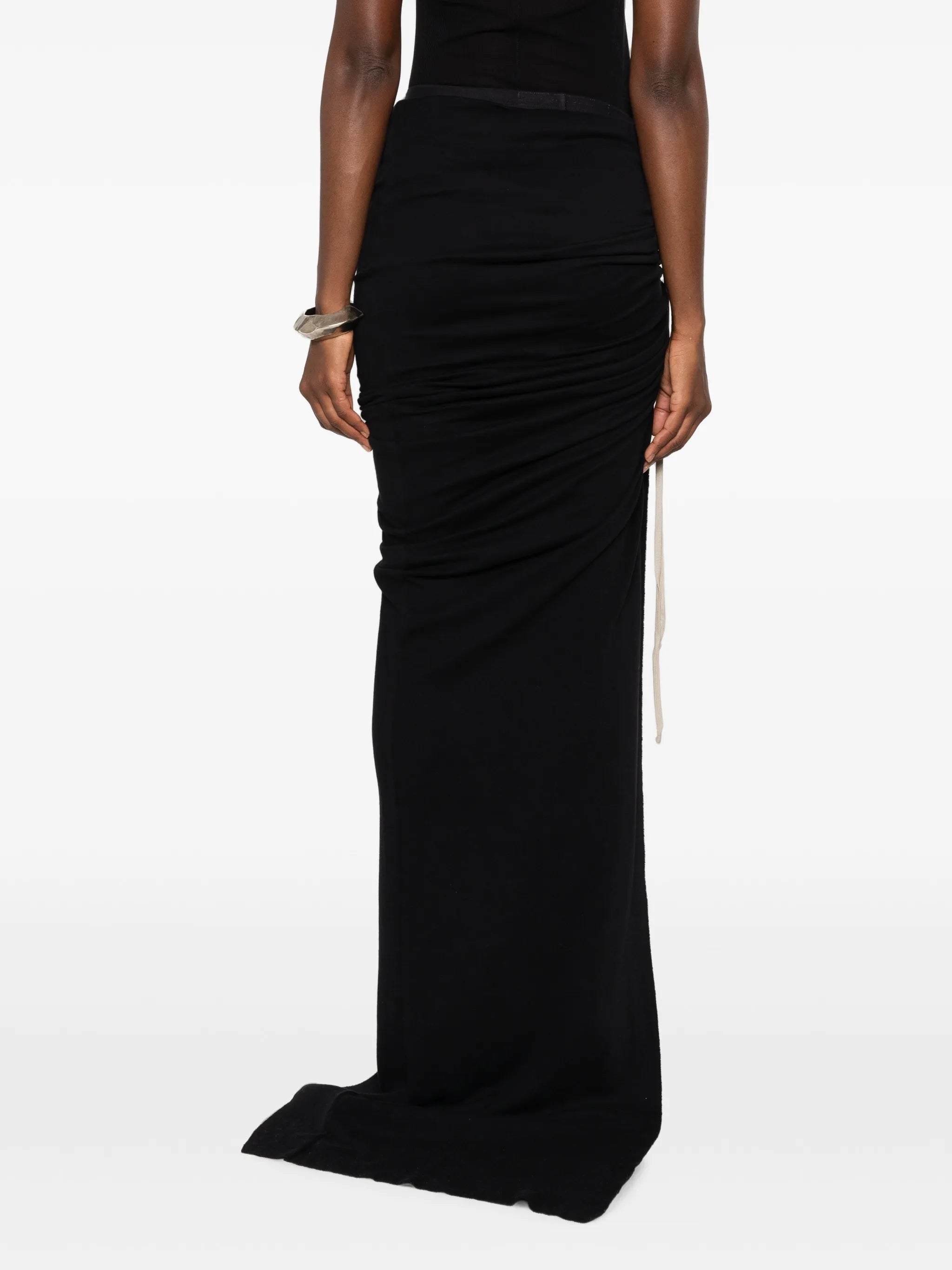 Edfu ruched maxi skirt