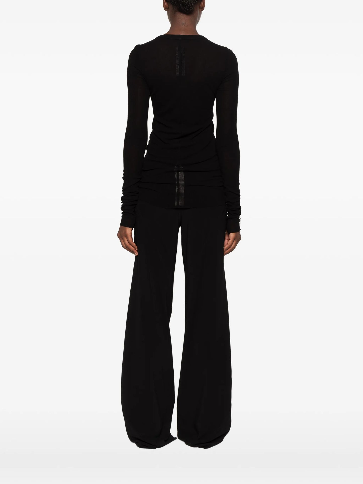 Tower Rib LS T raw-cut T-shirt