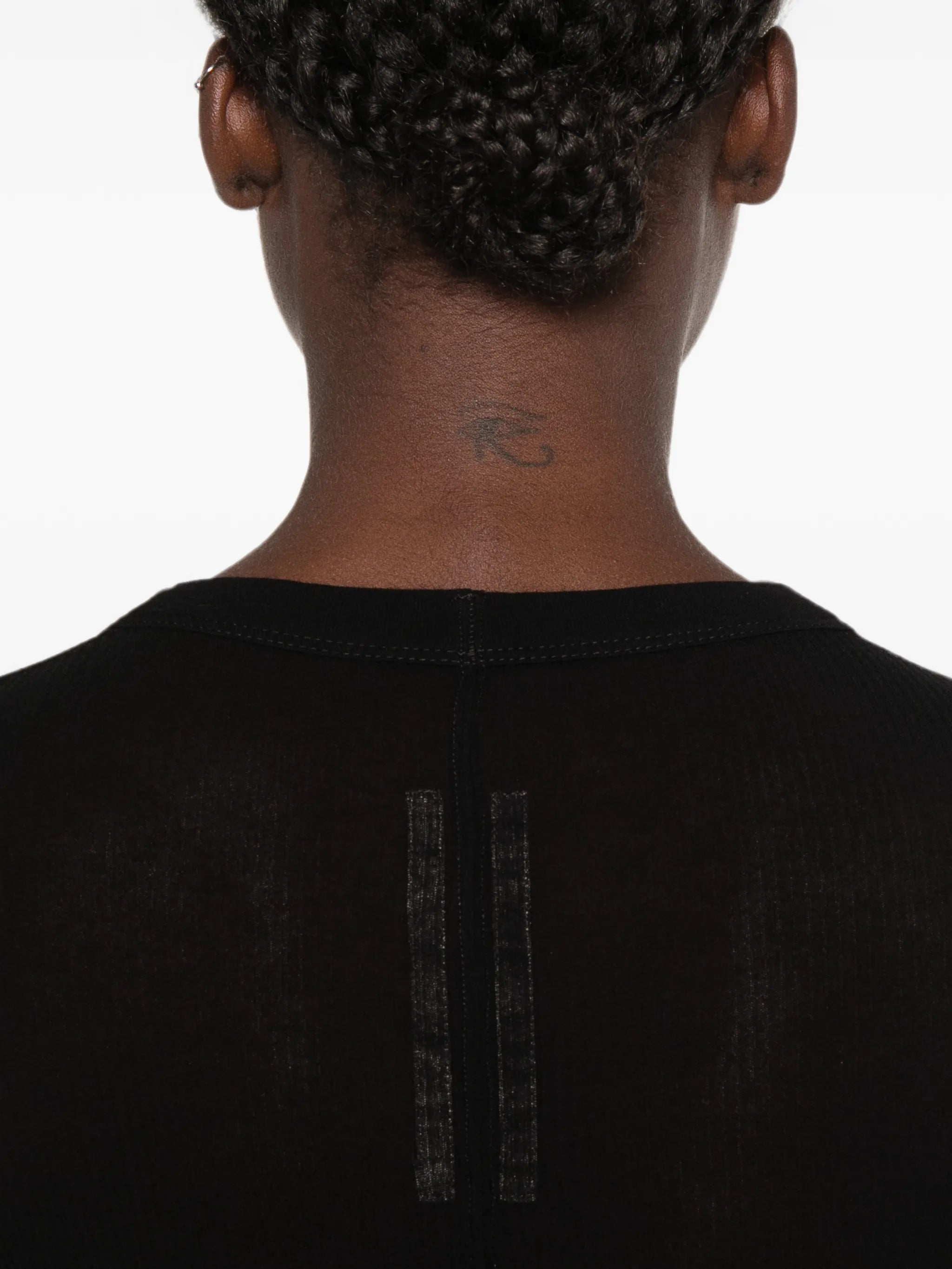 Tower Rib LS T raw-cut T-shirt
