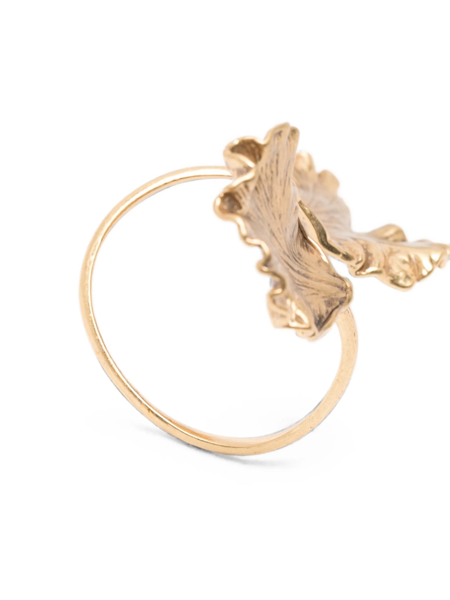 Iris leaf-detail bracelet