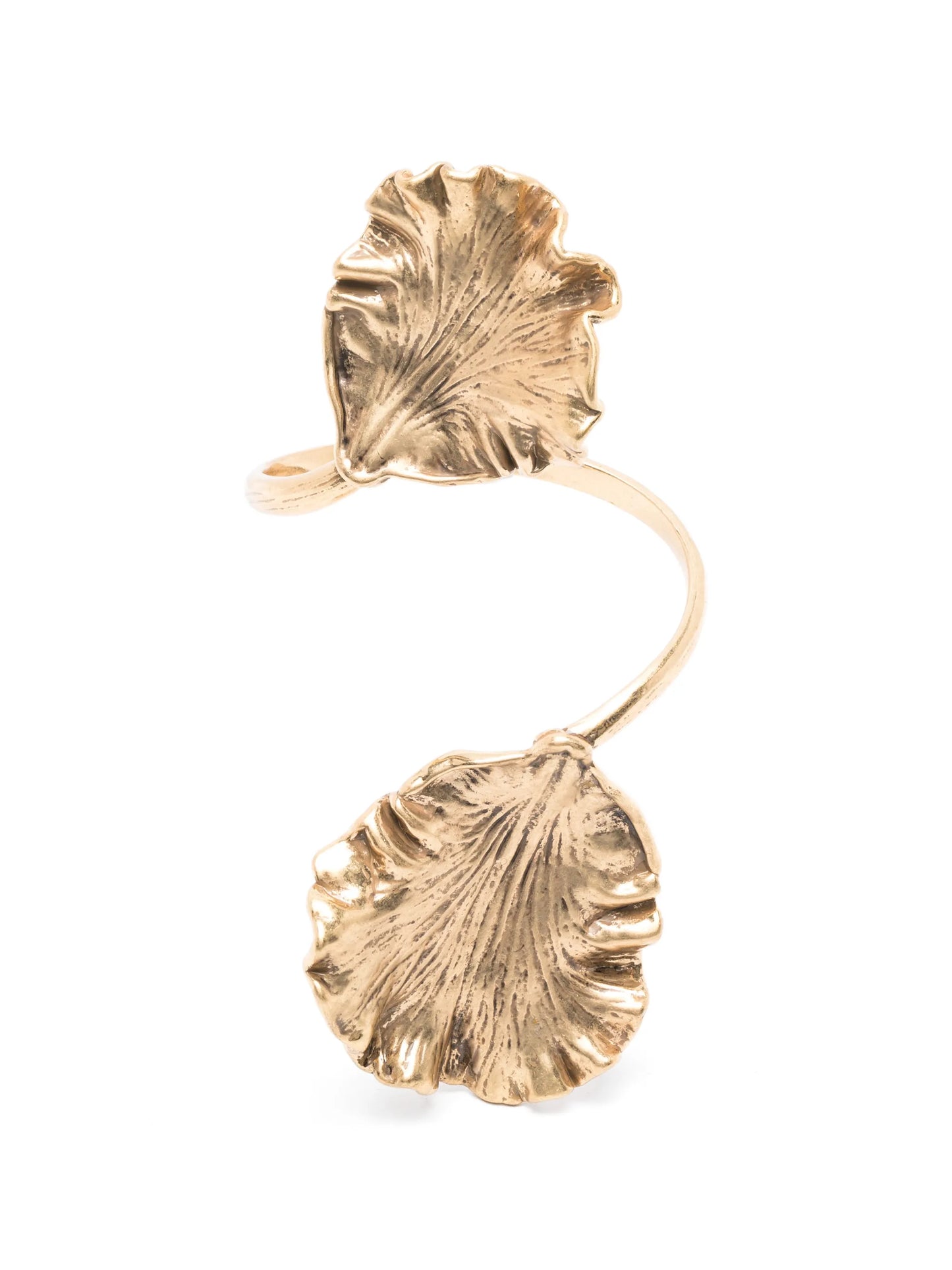 Iris leaf-detail bracelet