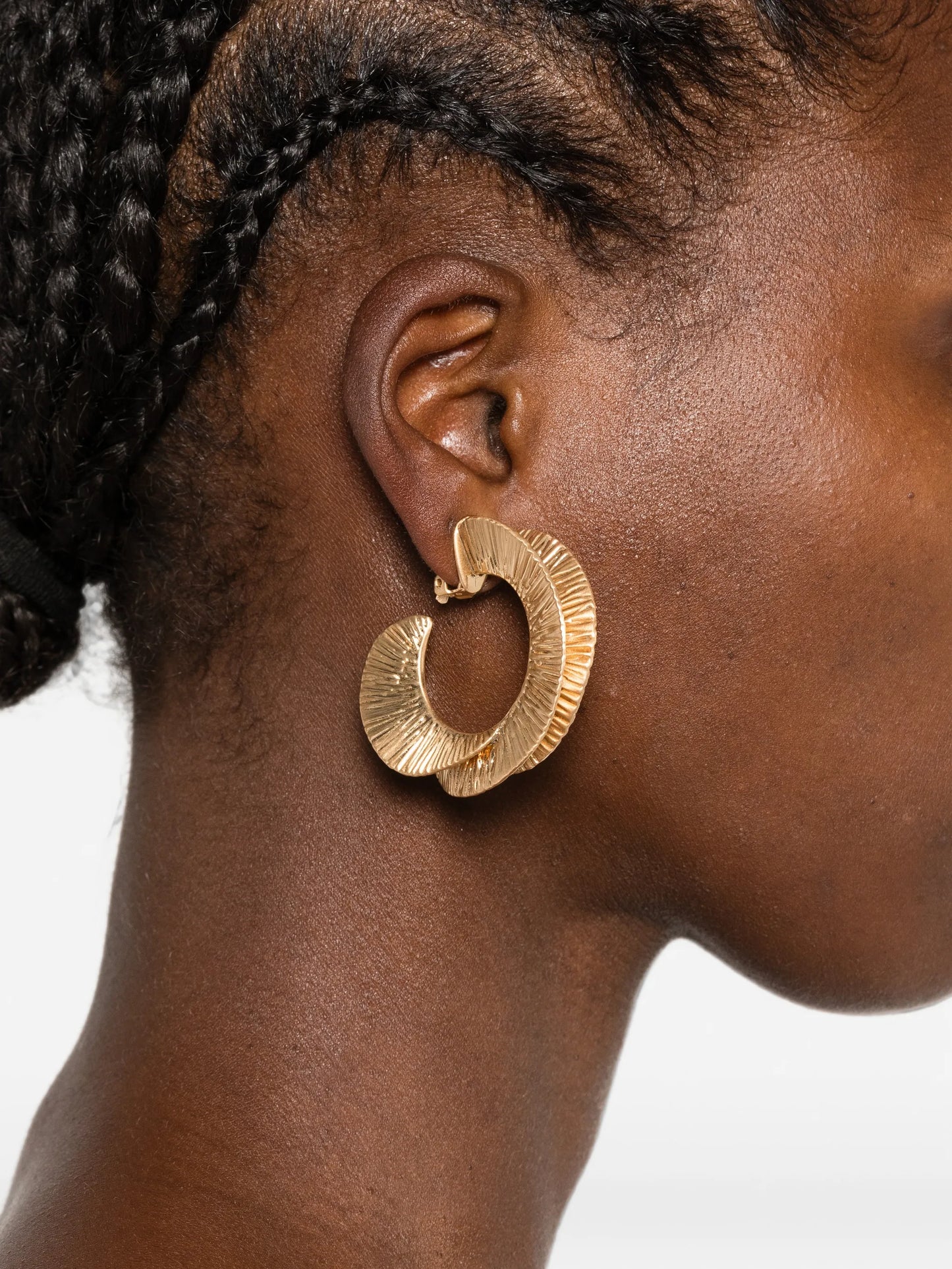 Ren large hoop earrings