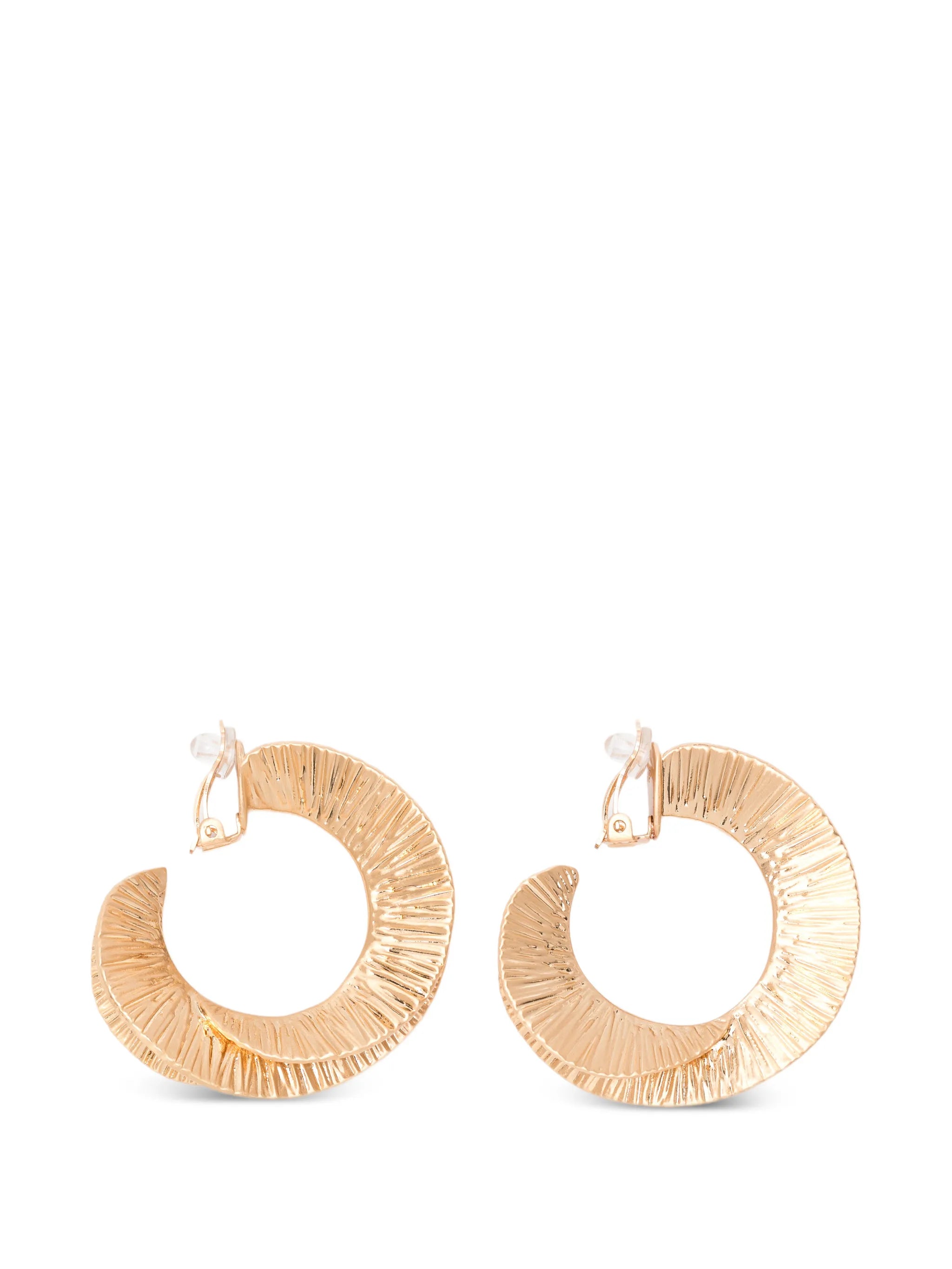 Ren large hoop earrings