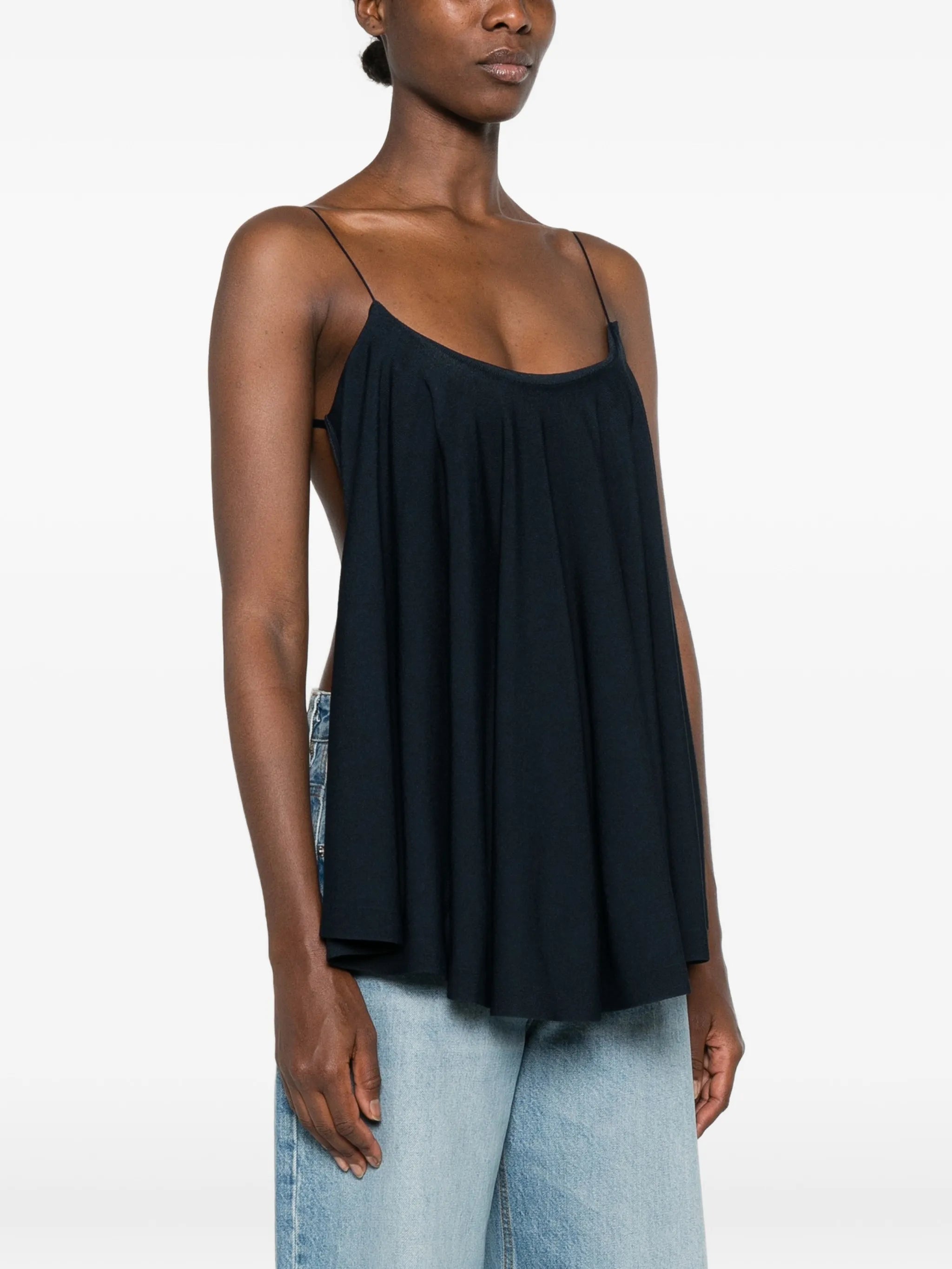 Le Haut Voile pleated top