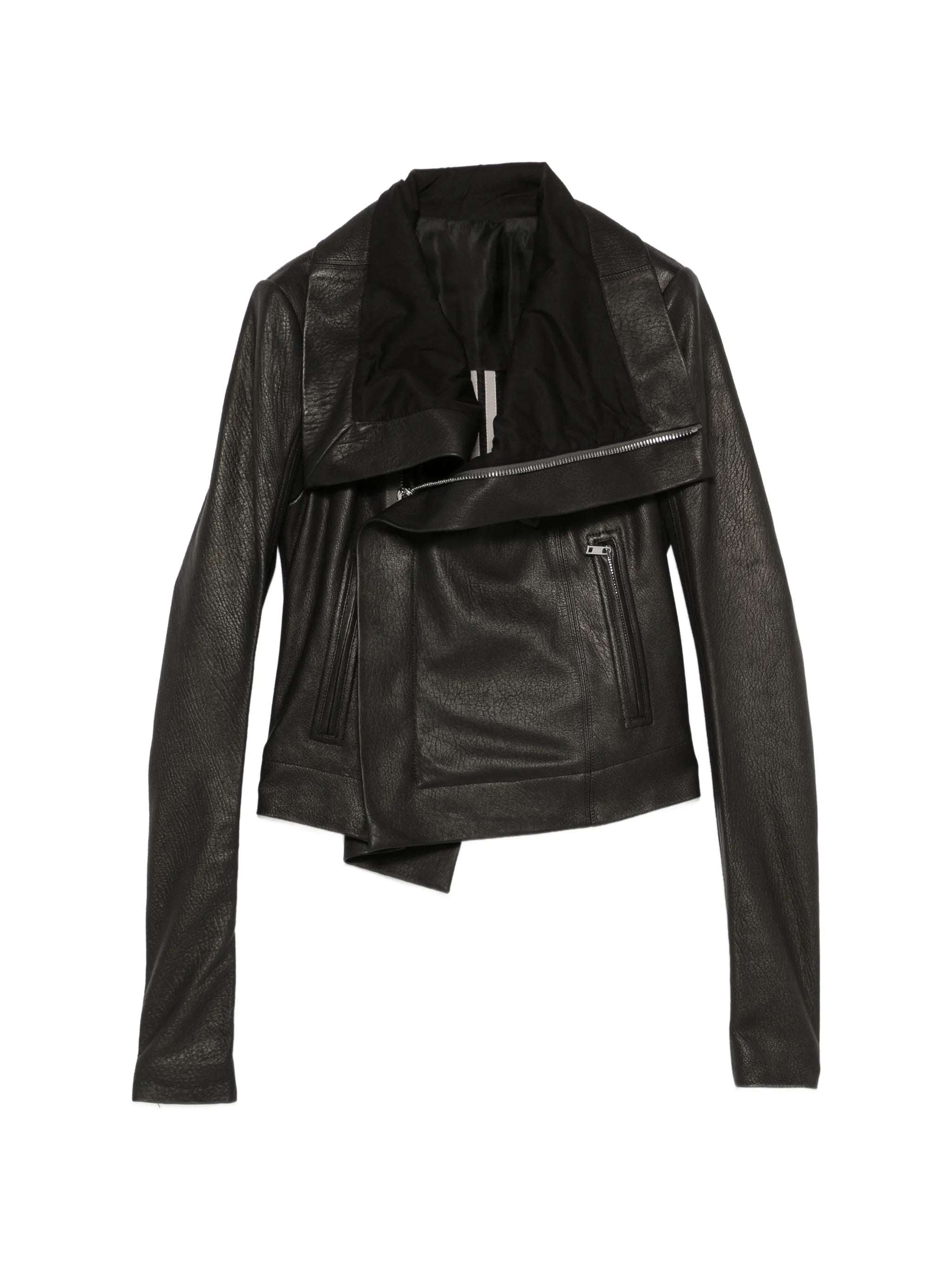Tower classic biker jacket in naked lamb