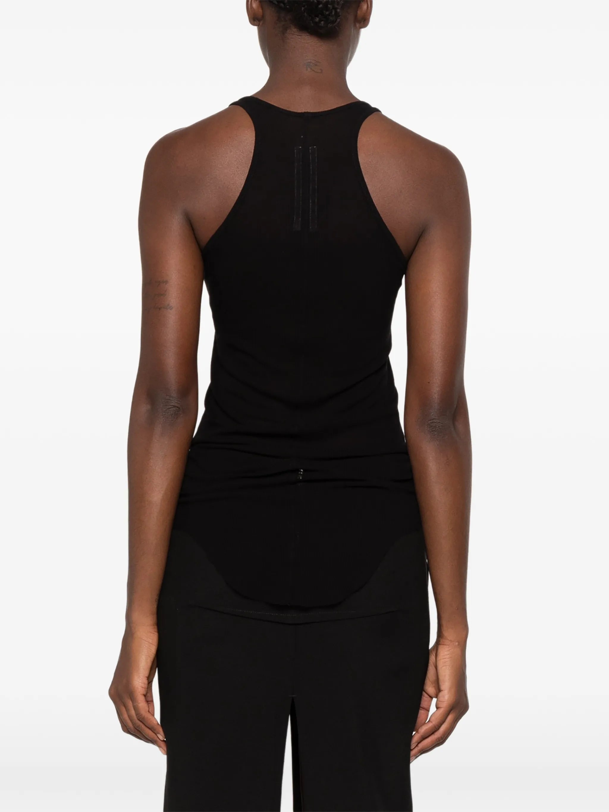 ribbed-knit tank top