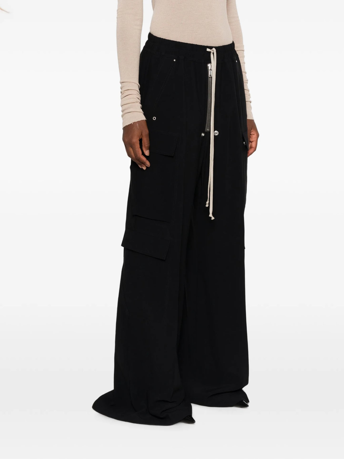 Cargobelas cargo-pocket palazzo pants