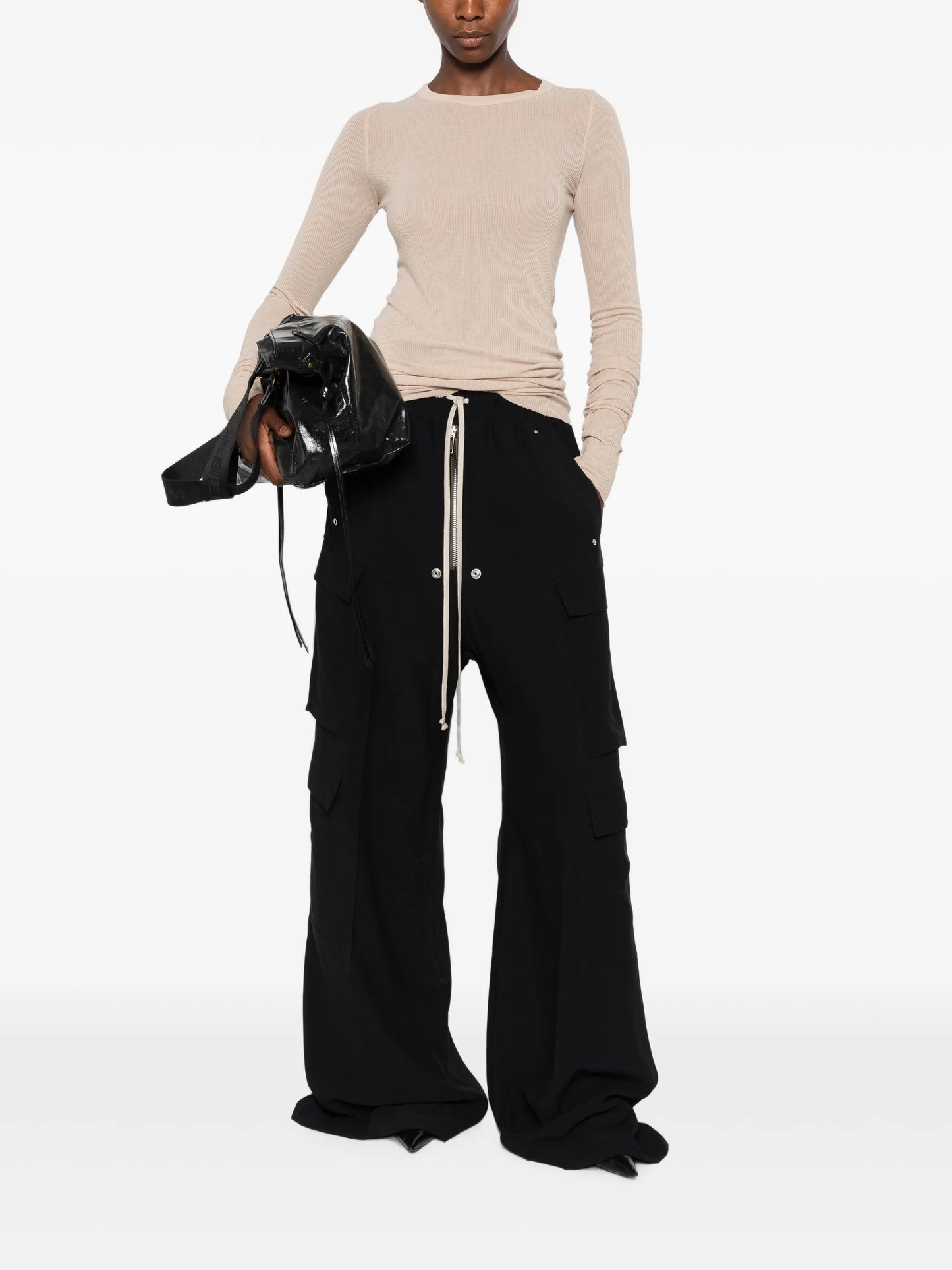 Cargobelas cargo-pocket palazzo pants