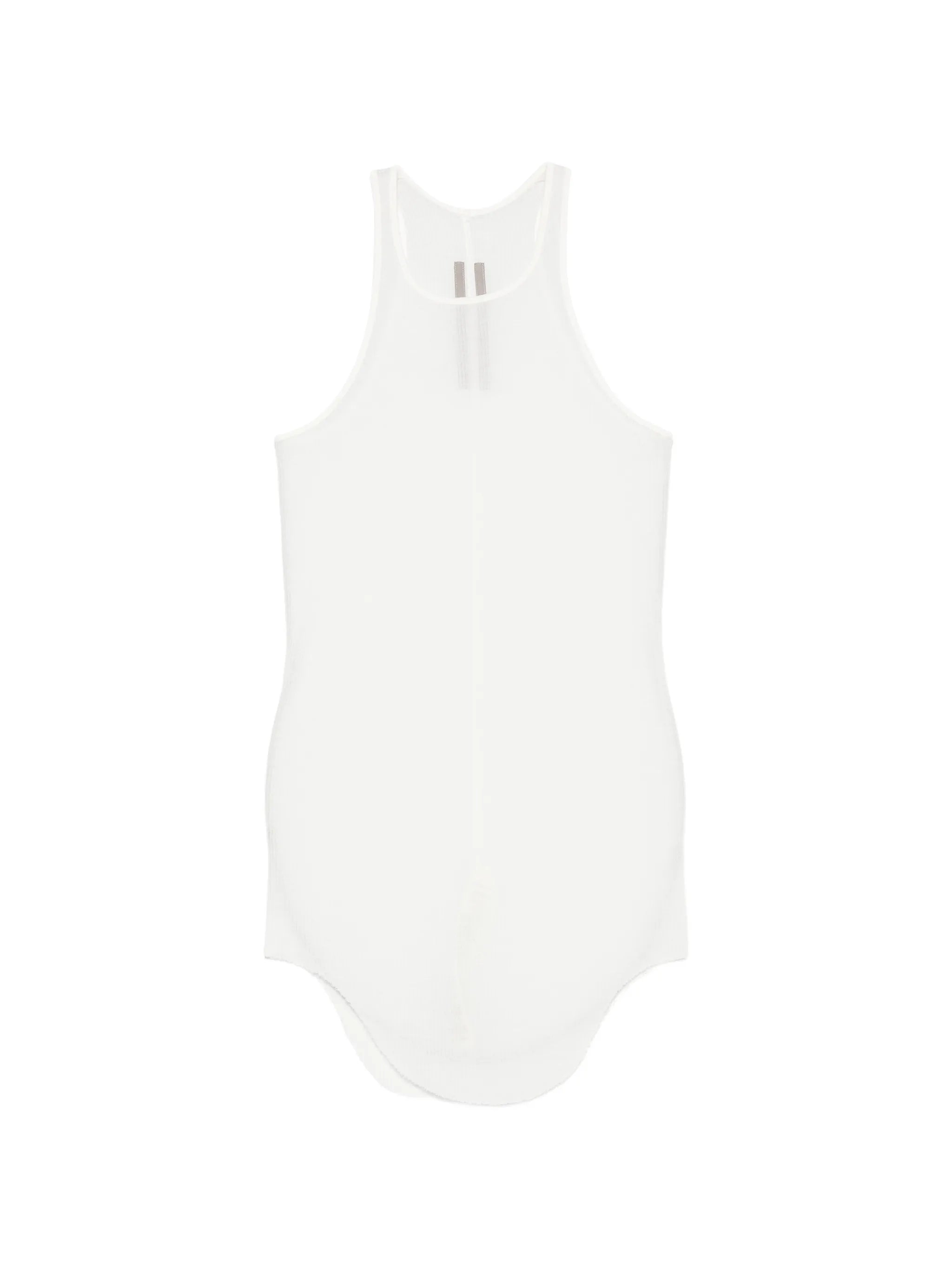 Tower basic rib tank in viscose silk rib jersey