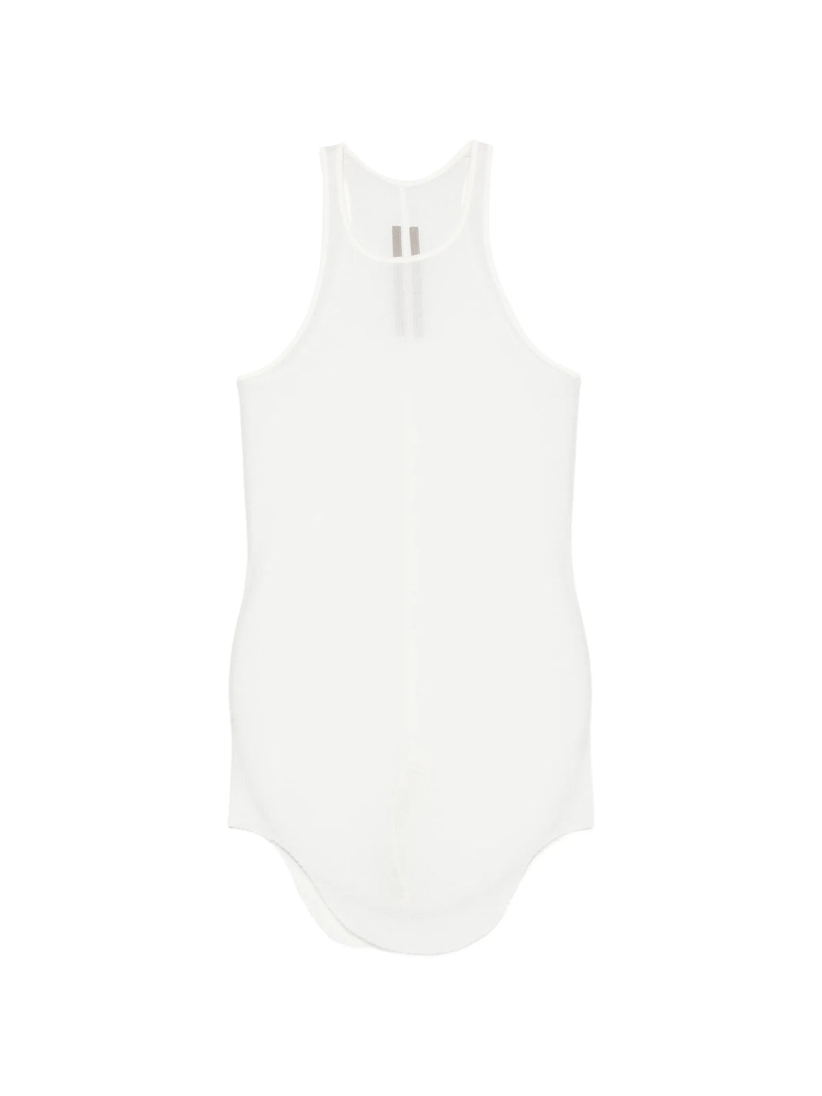 Tower basic rib tank in viscose silk rib jersey