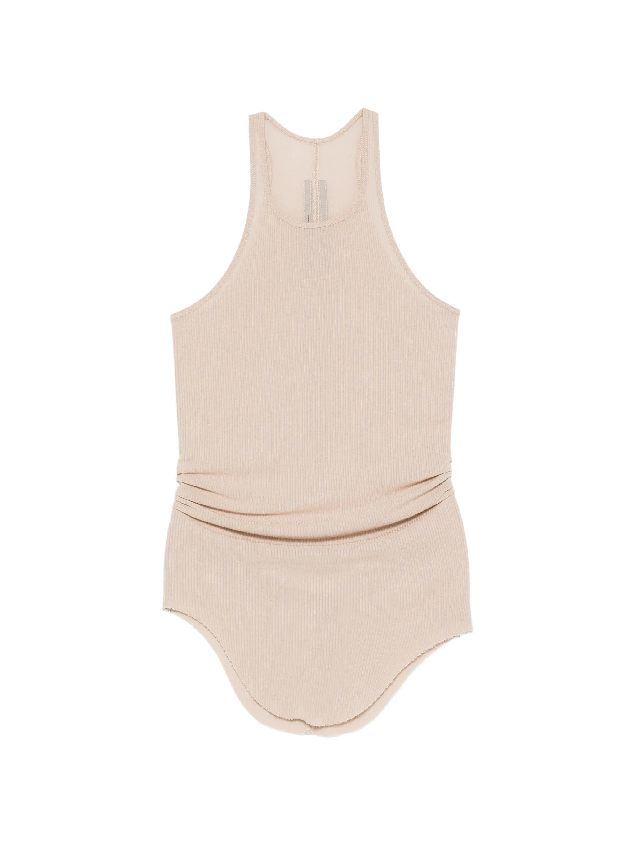 Tower basic rib tank in viscose silk rib jersey