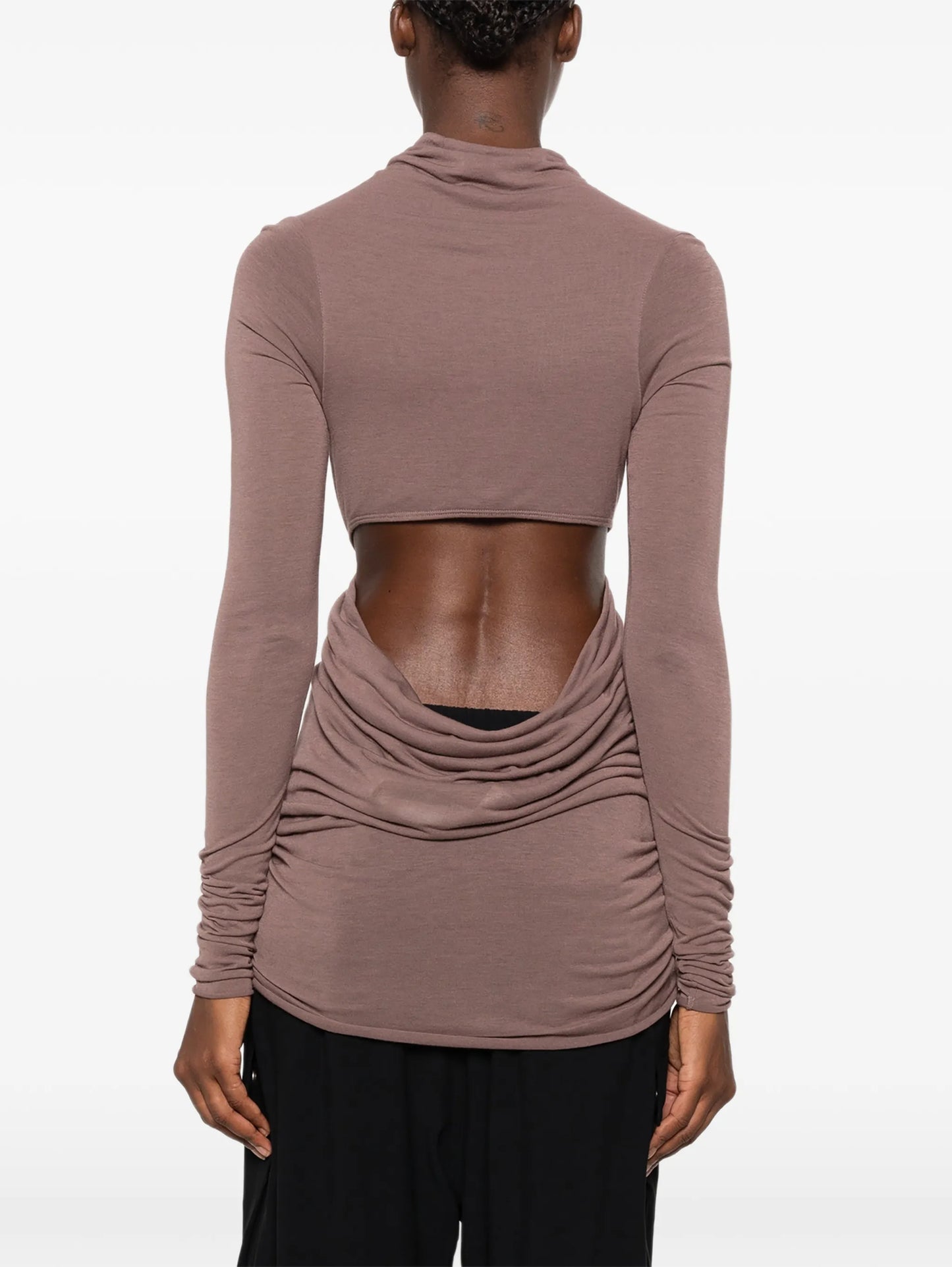 Sunpeel ruched cut-out top