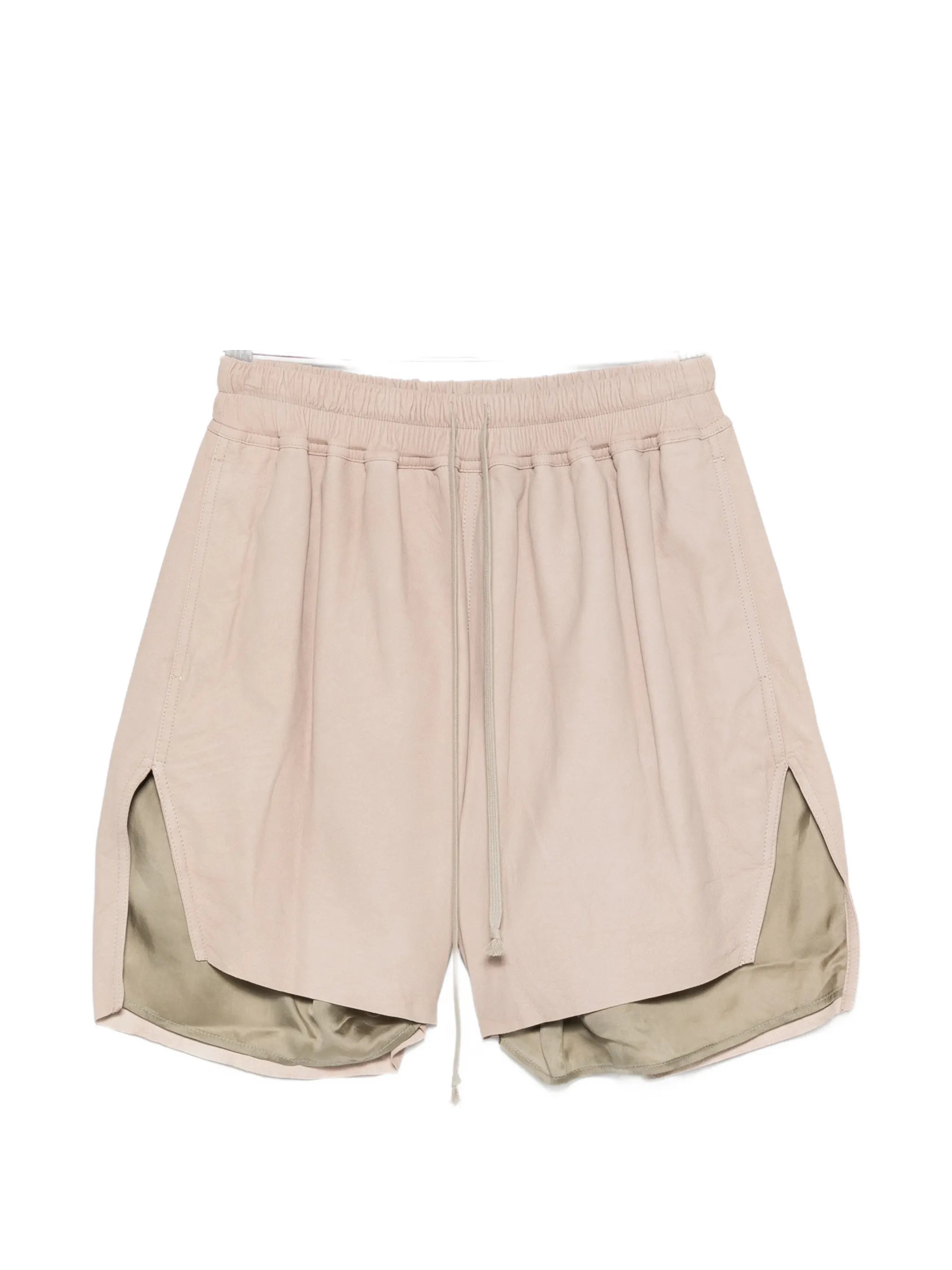 leather shorts