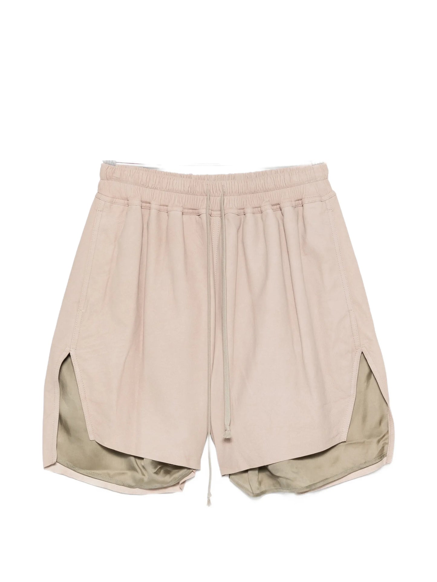 leather shorts
