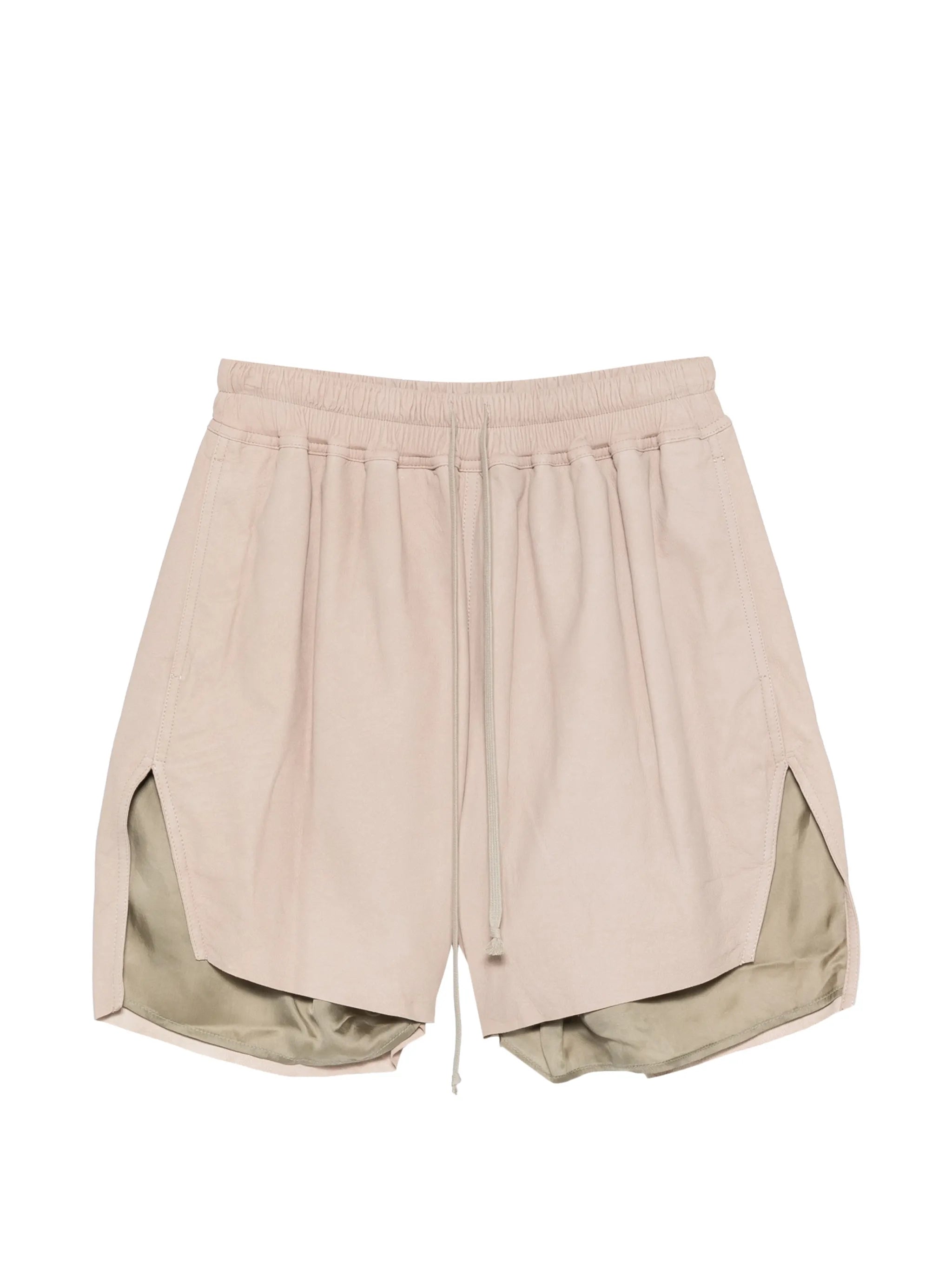 leather shorts