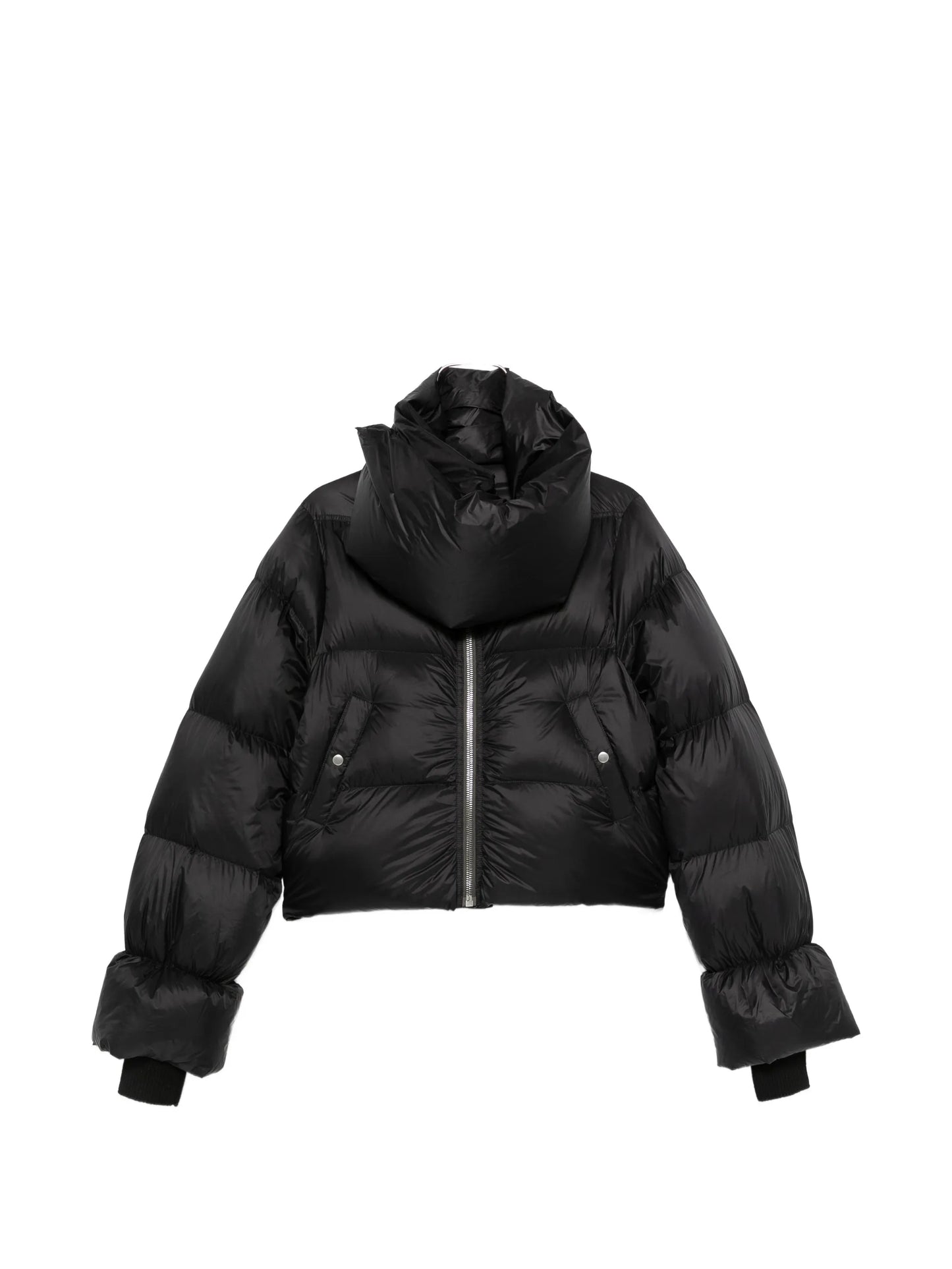 funnel-neck down jacket
