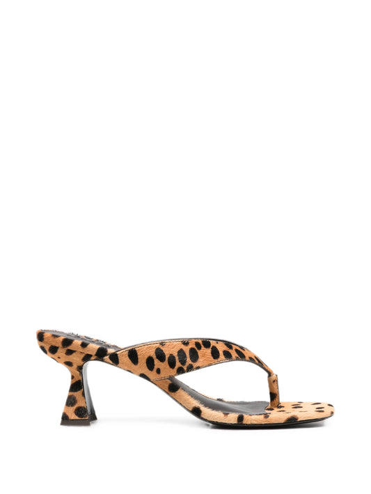 Abi leopard-print sandals