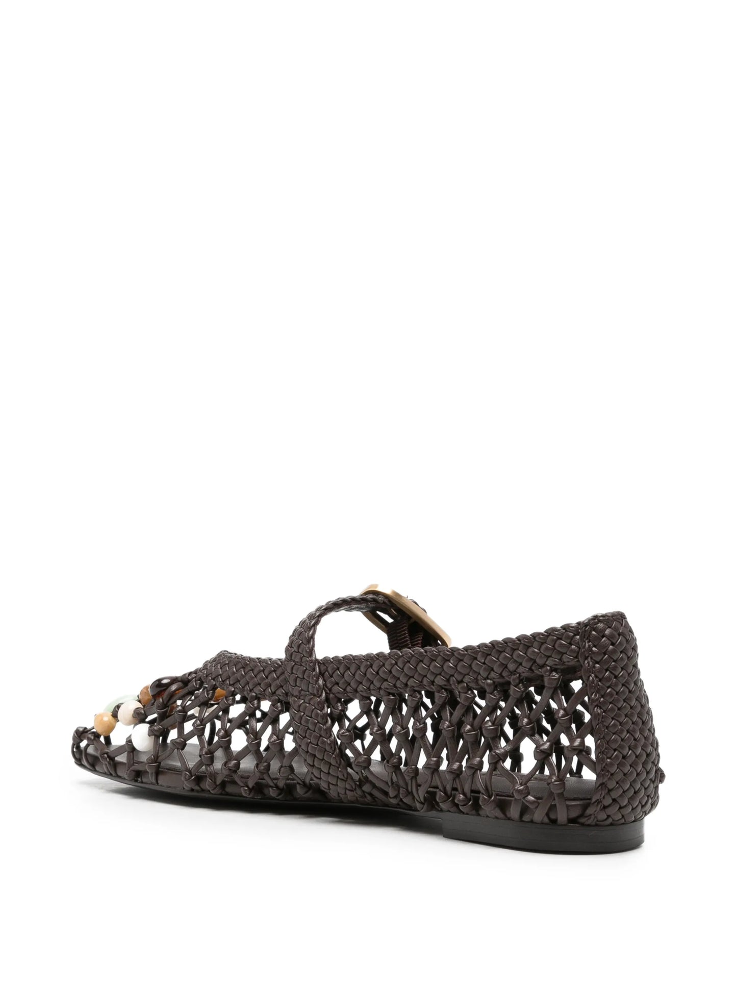 Mercier bead-embellished ballet flats