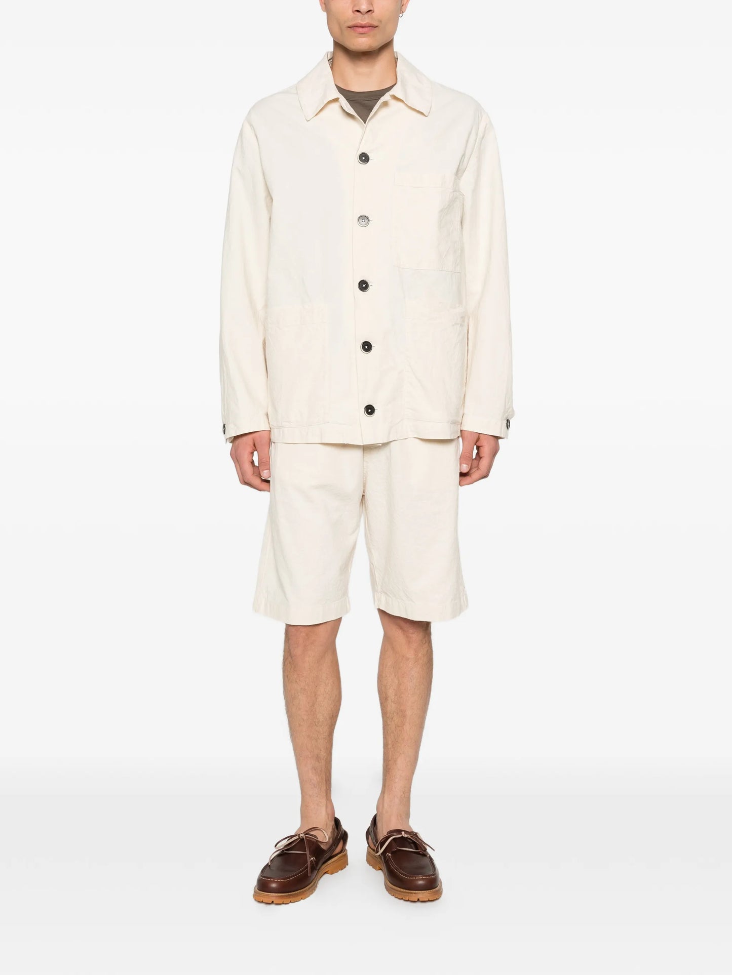 Stae Garzoto button-up shirt jacket