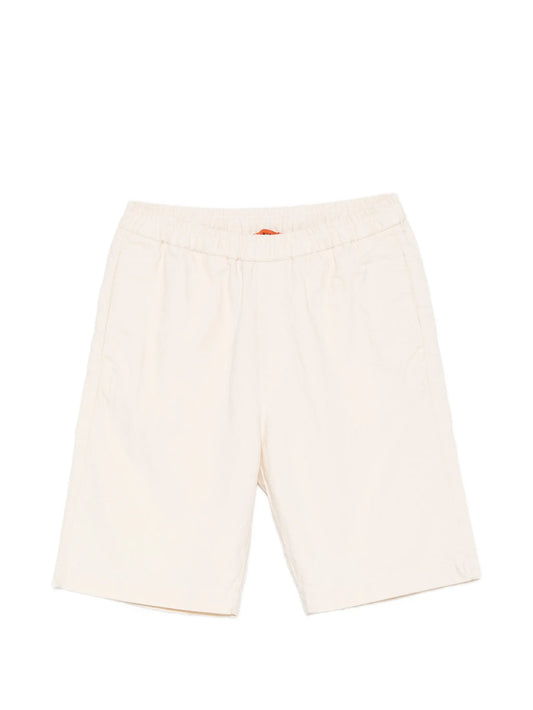 elasticated-waistband shorts