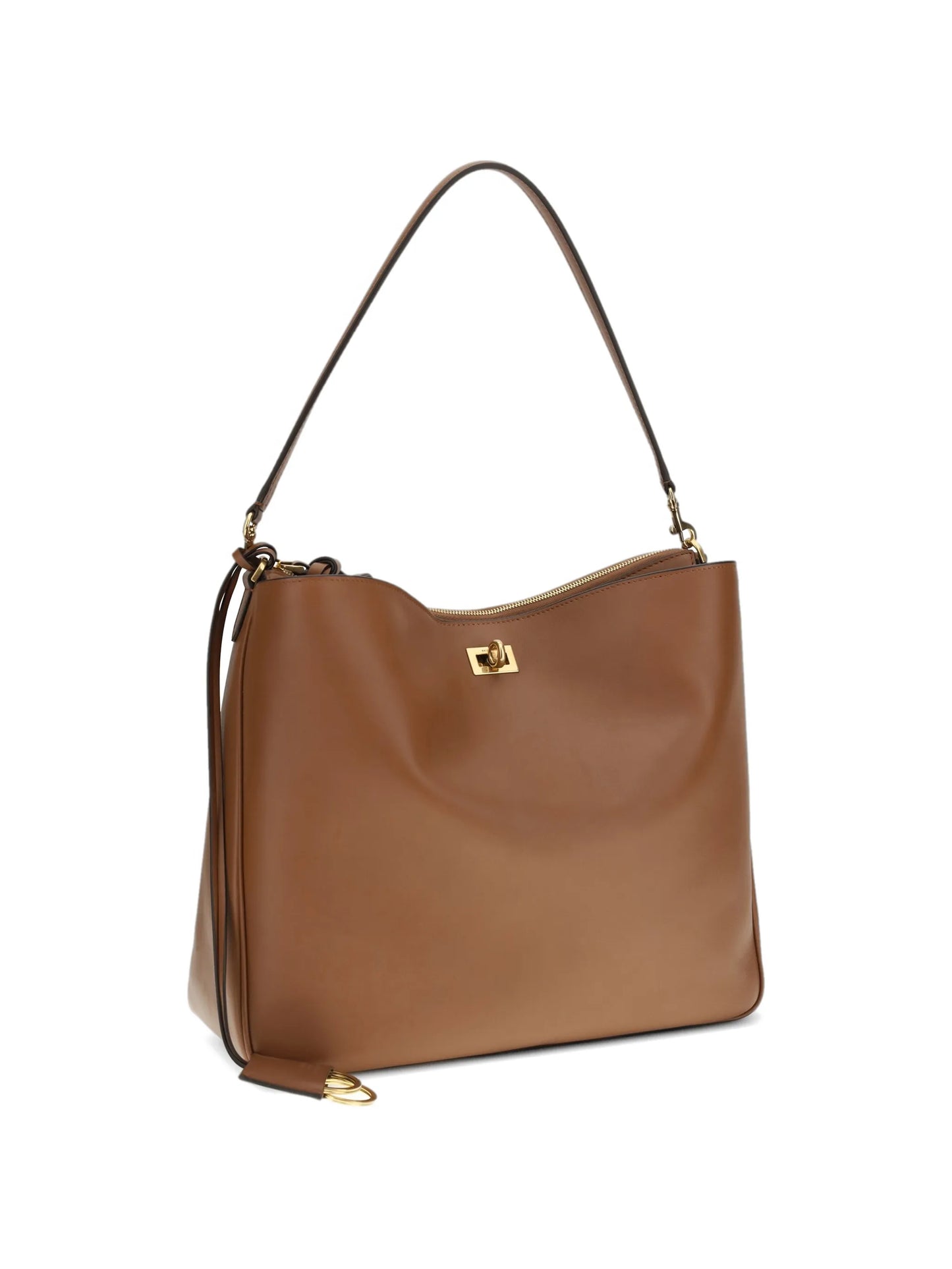 medium Rodeo turnlock leather shoulder bag