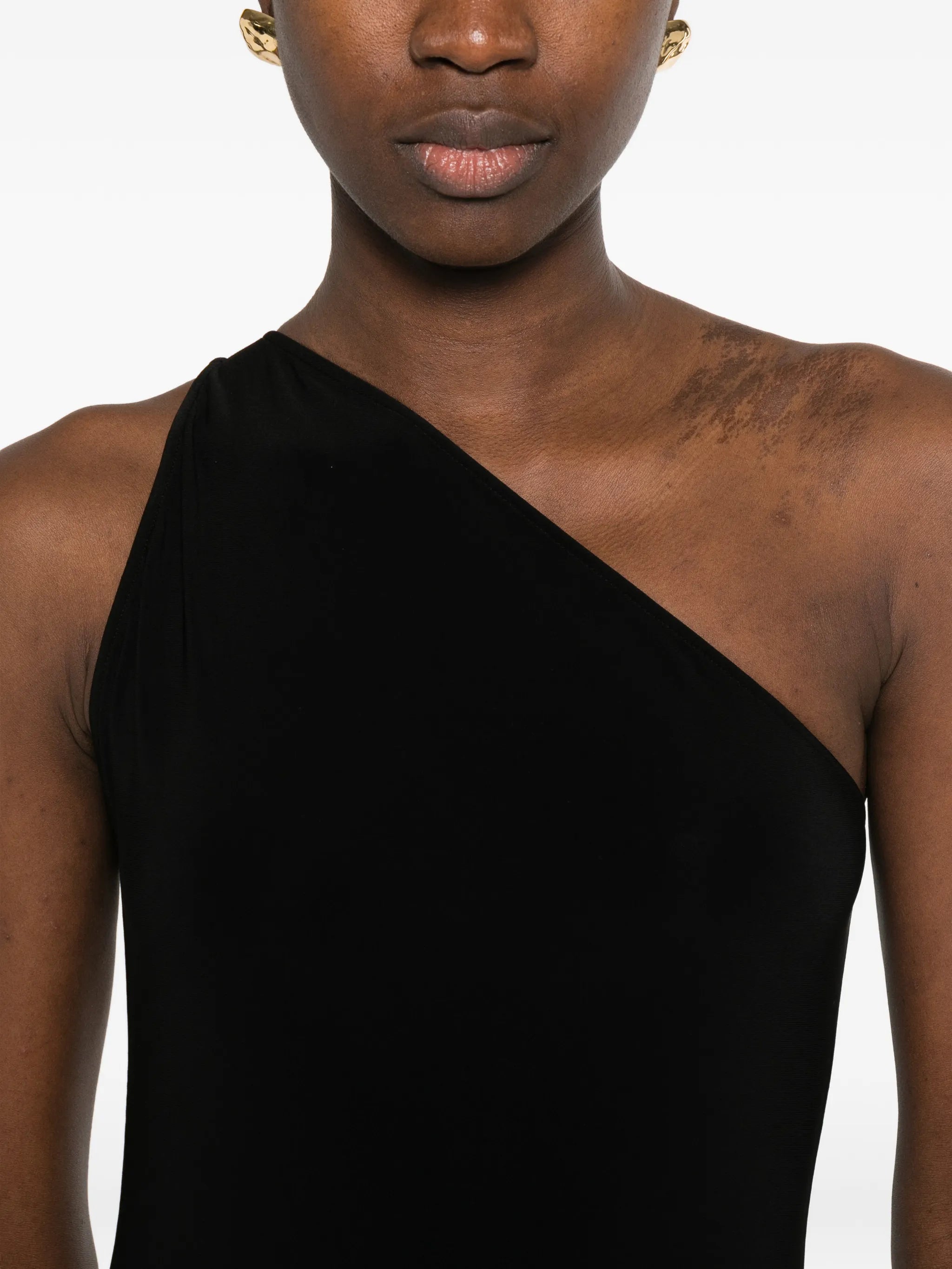 one-shoulder mini dress